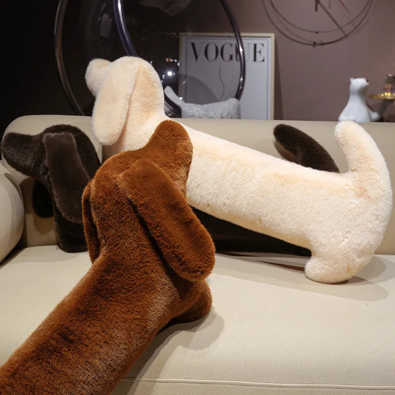 Long Snuggle Dachshund Sausage Dog Plushie