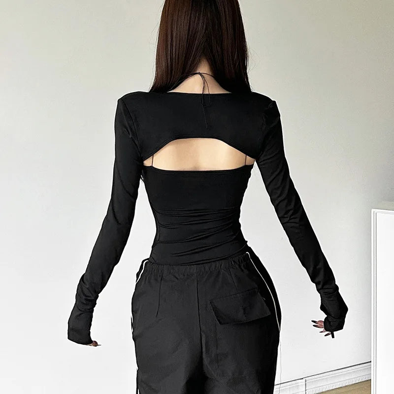 Shadow Veil Angel Mesh Women's Bodysuit