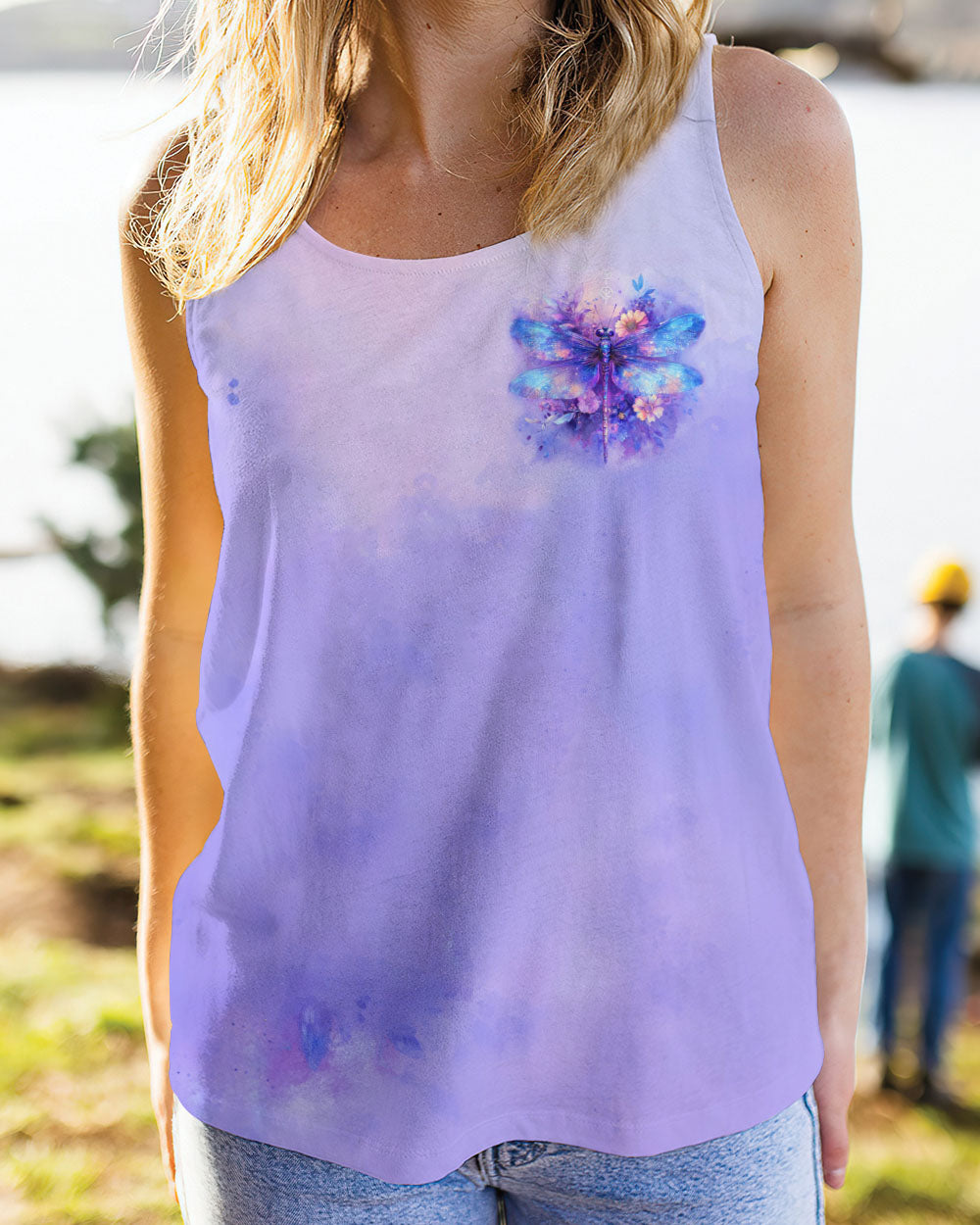I BELIEVE THERE ARE ANGELS AMONG US DRAGONFLY ALL OVER PRINT - TYTD1409241