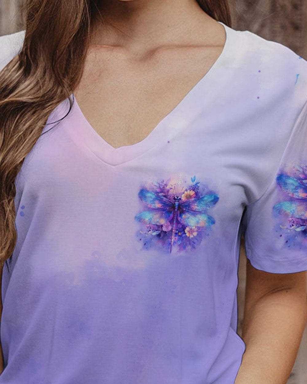 I BELIEVE THERE ARE ANGELS AMONG US DRAGONFLY ALL OVER PRINT - TYTD1409241