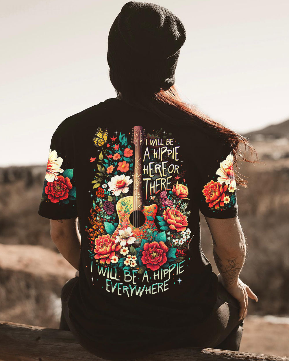 I WILL BE A HIPPIE EVERYWHERE ALL OVER PRINT - TY19042311