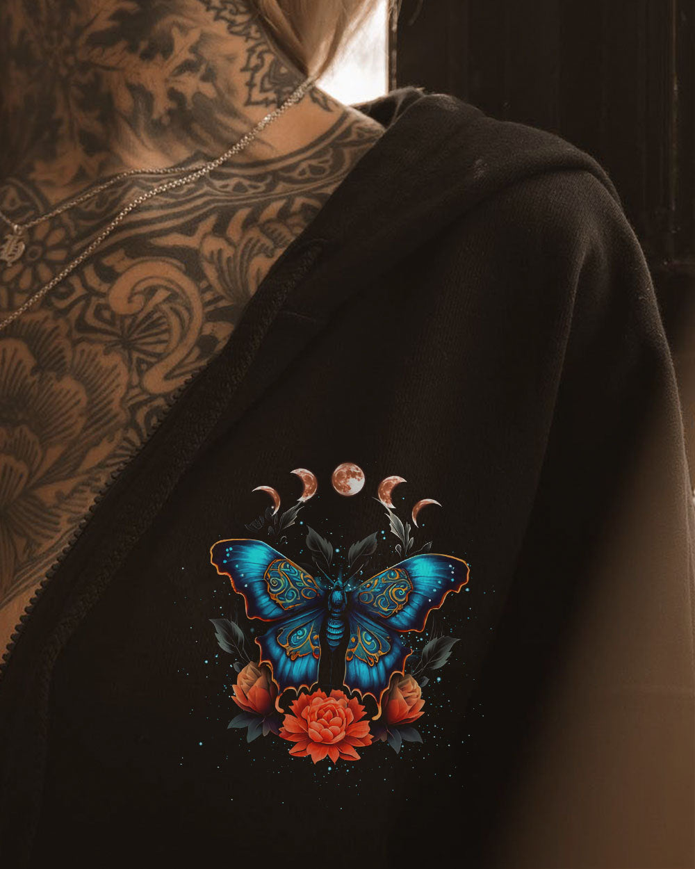 FLY ME TO THE MOON BUTTERFLY ALL OVER PRINT - YHDU2004233