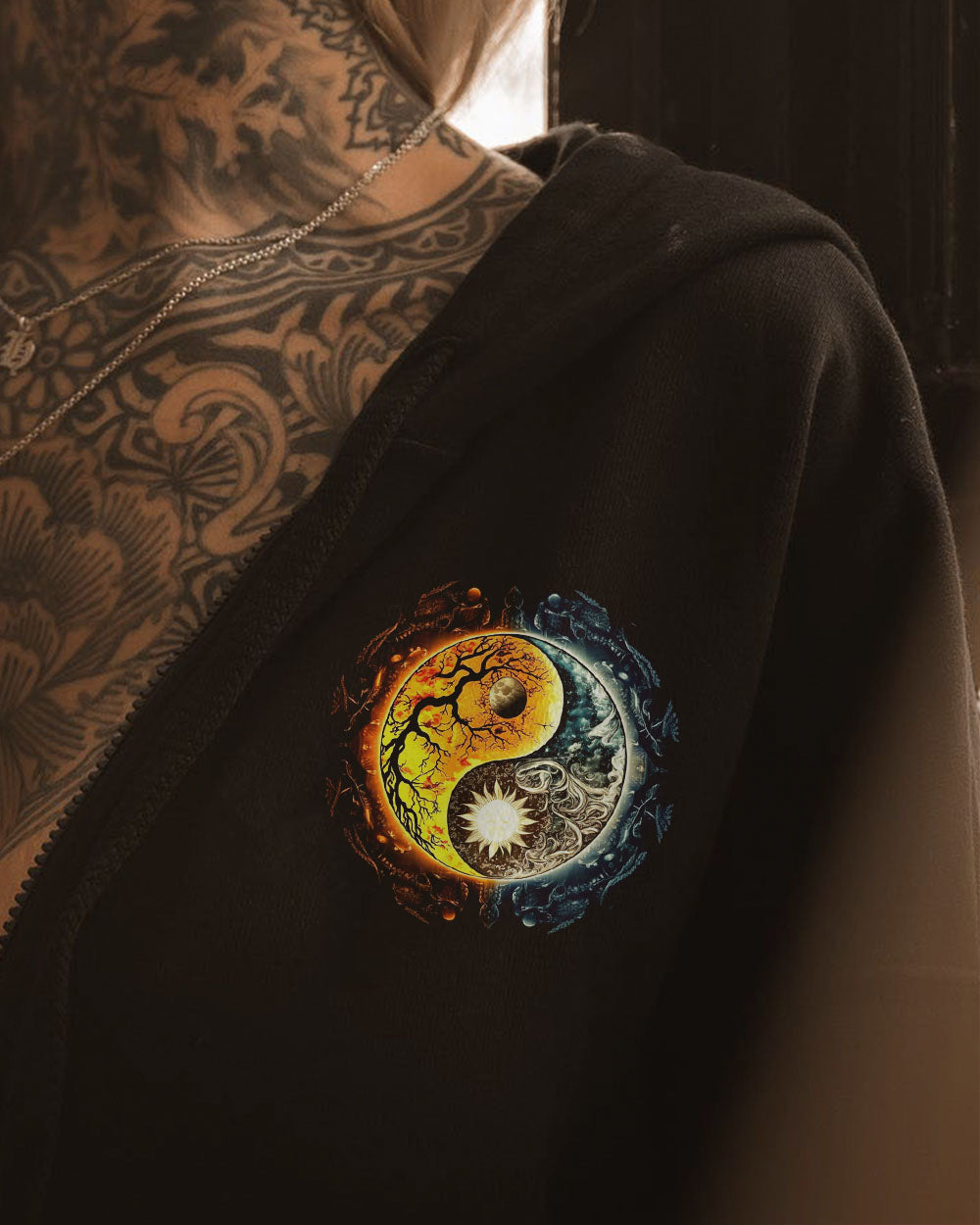 WE ALL SHINE ON YINYANG ALL OVER PRINT - TLTW1904235