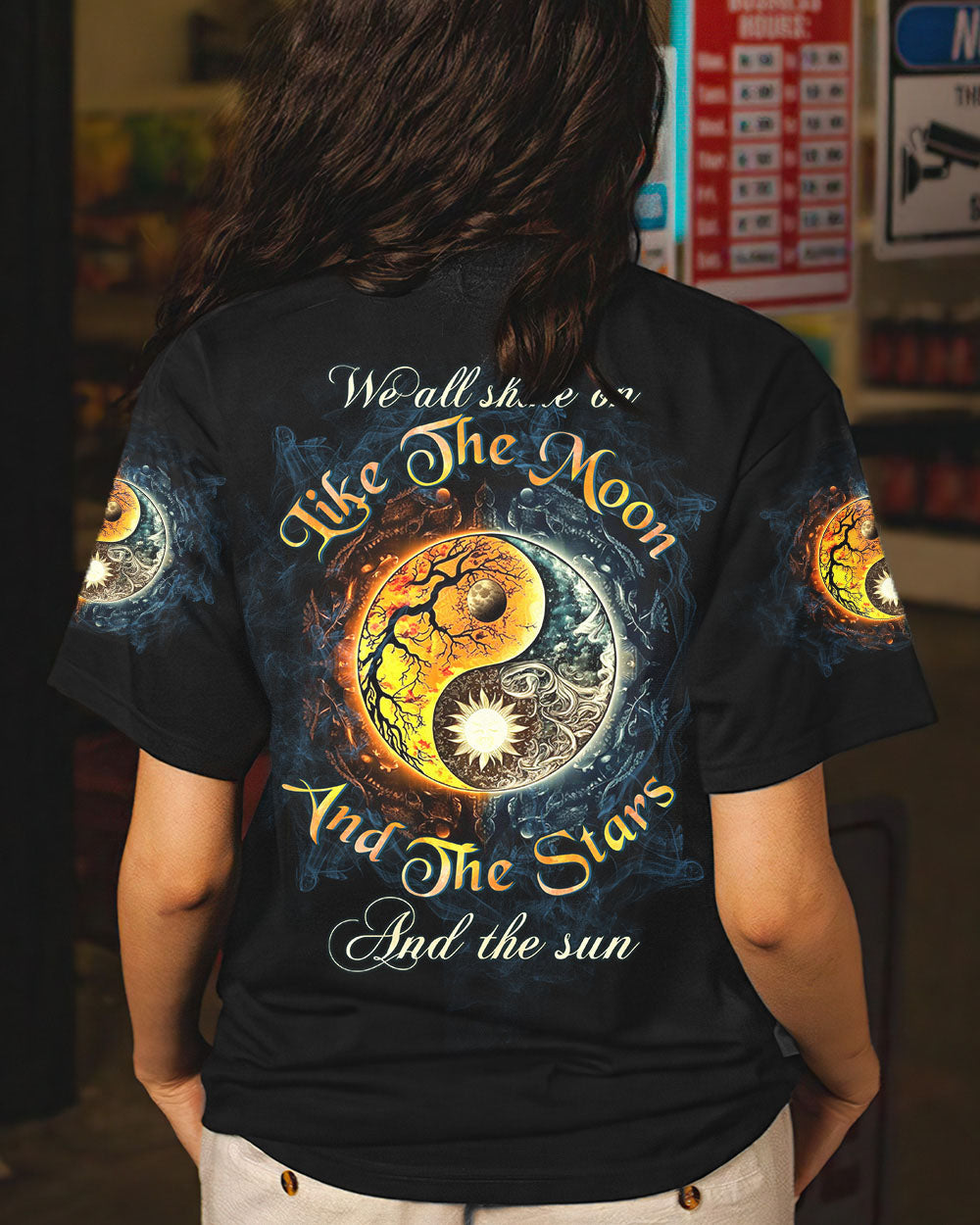 WE ALL SHINE ON YINYANG ALL OVER PRINT - TLTW1904235