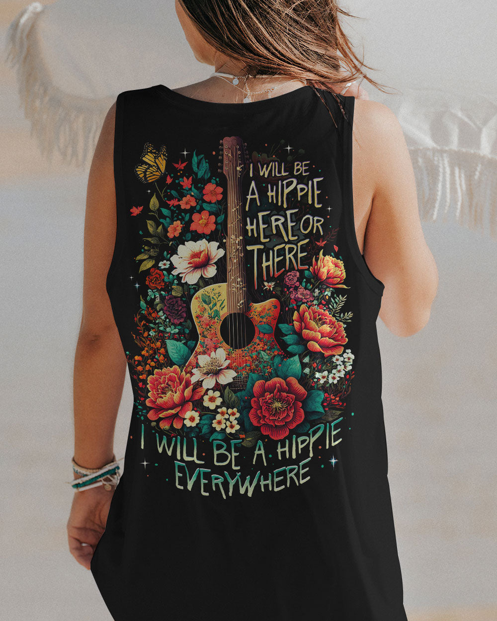 I WILL BE A HIPPIE EVERYWHERE ALL OVER PRINT - TY19042311