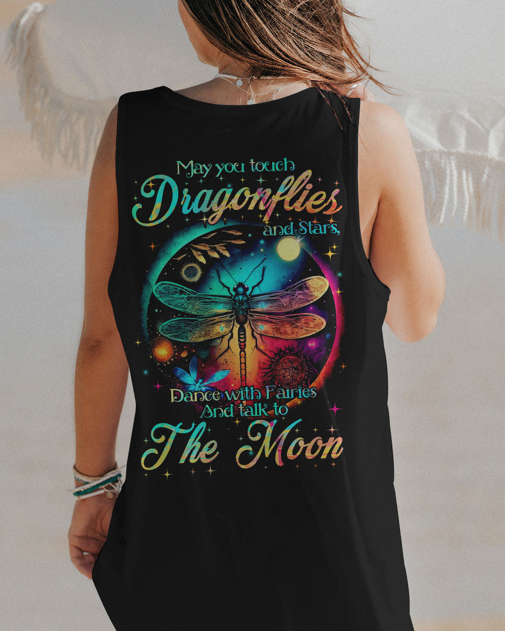 MAY YOU TOUCH DRAGONFLIES AND STARS ALL OVER PRINT - TYTM2503231