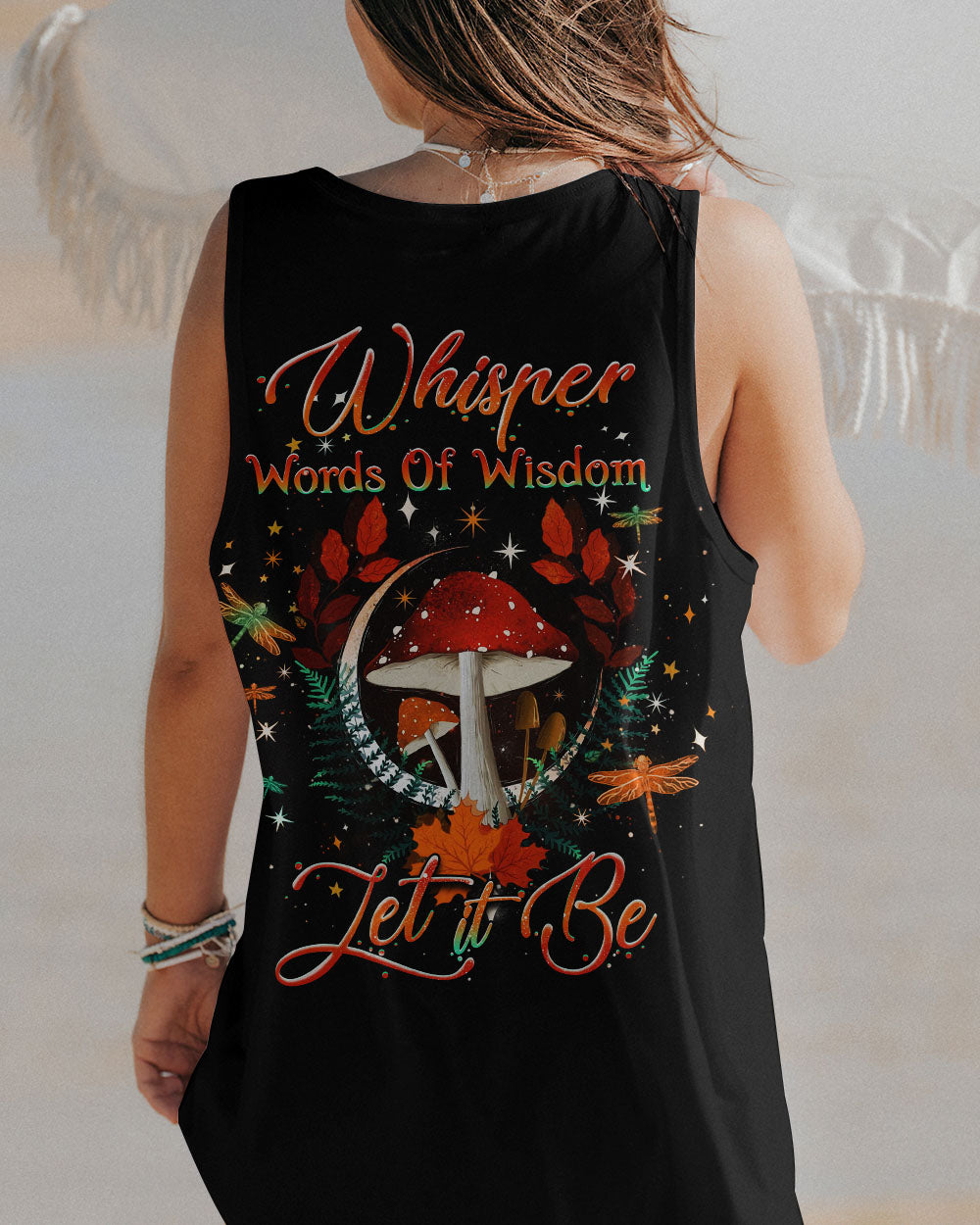 WHISPER WORDS OF WISDOM MUSHROOM ALL OVER PRINT - YHDU2104233