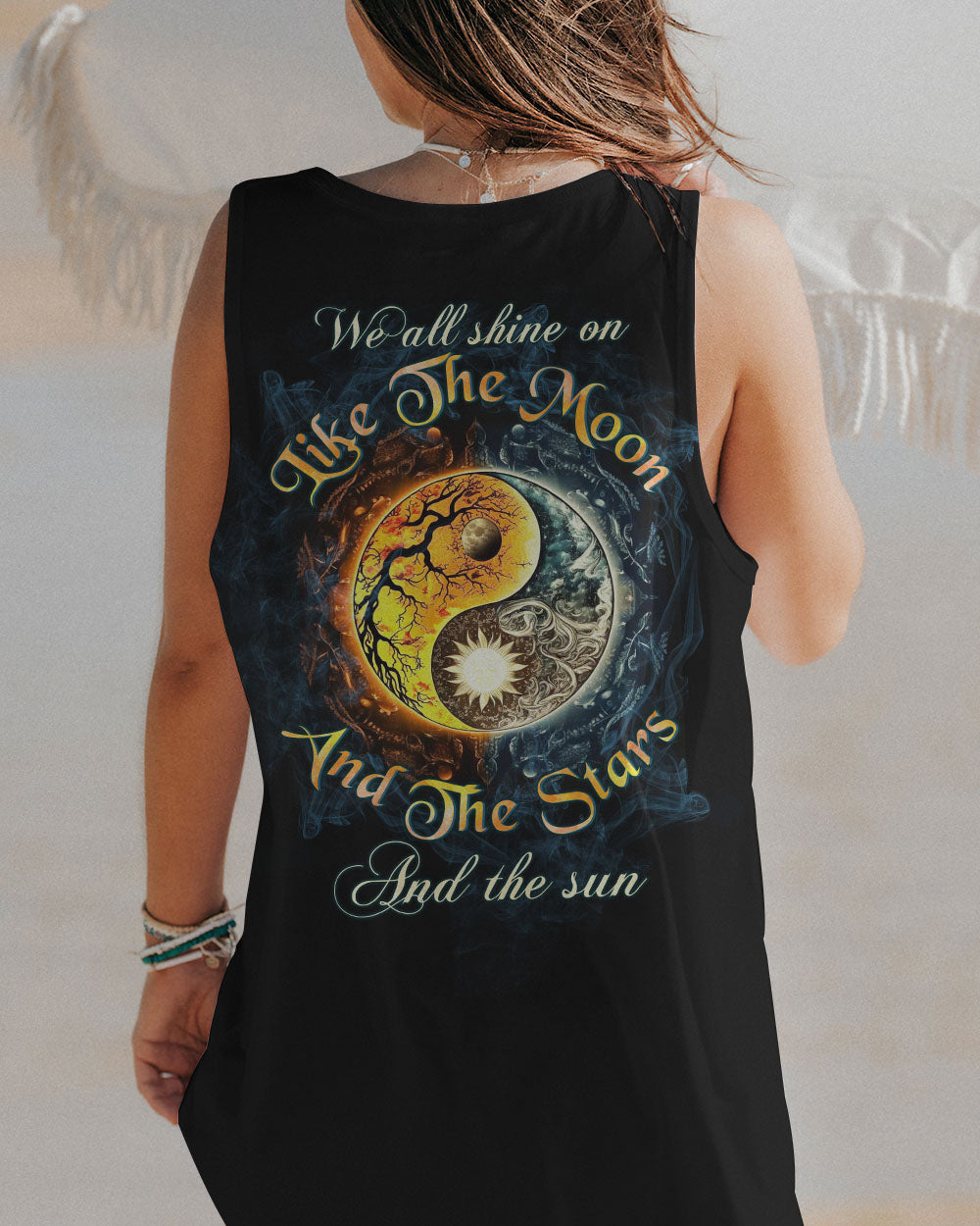 WE ALL SHINE ON YINYANG ALL OVER PRINT - TLTW1904235