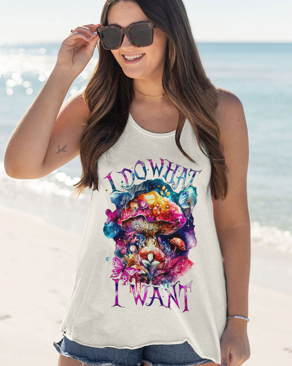 I DO WHAT I WANT MUSHROOM ALL OVER PRINT - TA1003231