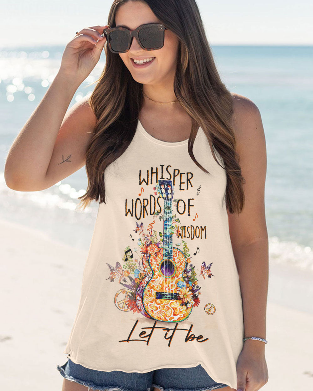 WHISPER WORDS OF WISDOM GUITAR ALL OVER PRINT - TLTW1904232