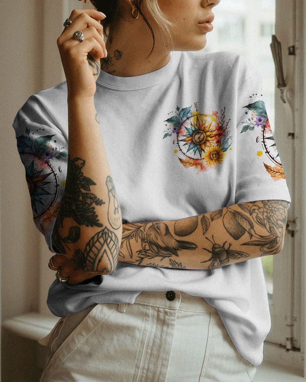 I'M A MOM AND A HIPPIE ALL OVER PRINT - TYTD1104232