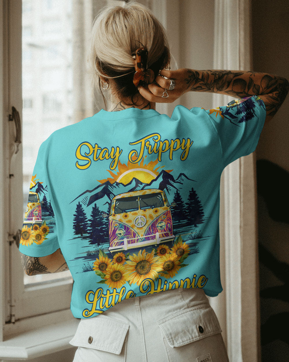 STAY TRIPPY LITTLE HIPPIE ALL OVER PRINT - YHHG0803231