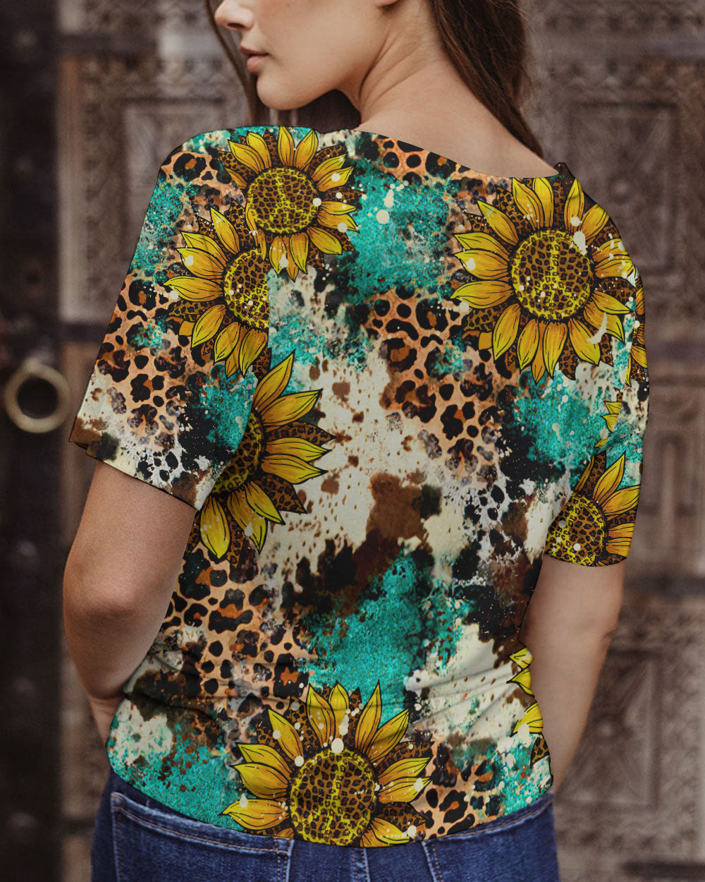 STAY GROOVY SUNFLOWER ALL OVER PRINT - TYTM2102232