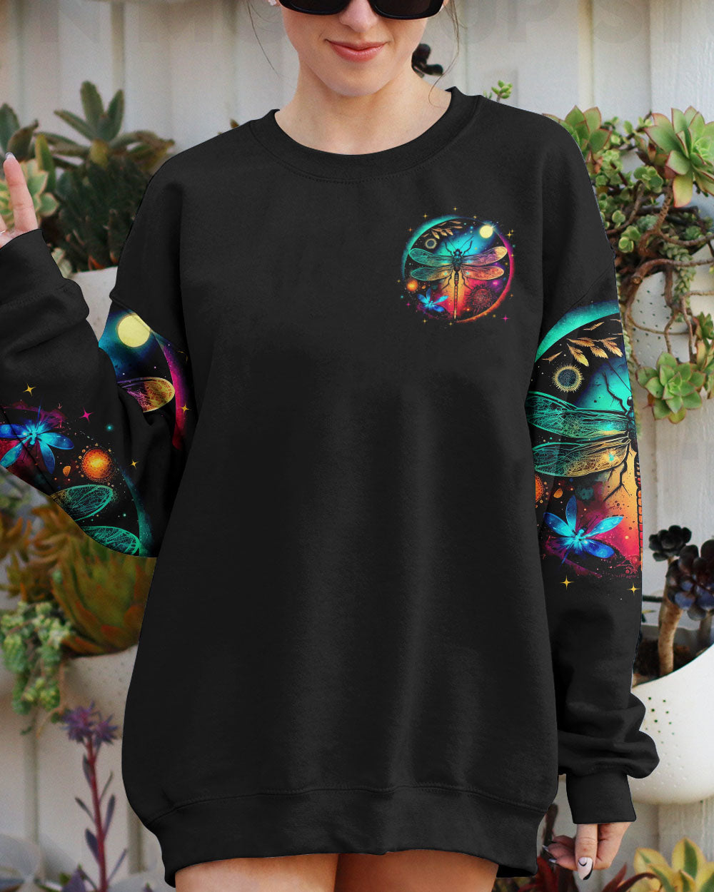 MAY YOU TOUCH DRAGONFLIES AND STARS ALL OVER PRINT - TYTM2503231