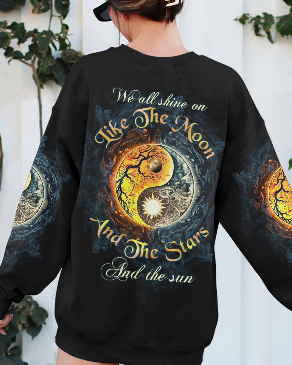 WE ALL SHINE ON YINYANG ALL OVER PRINT - TLTW1904235