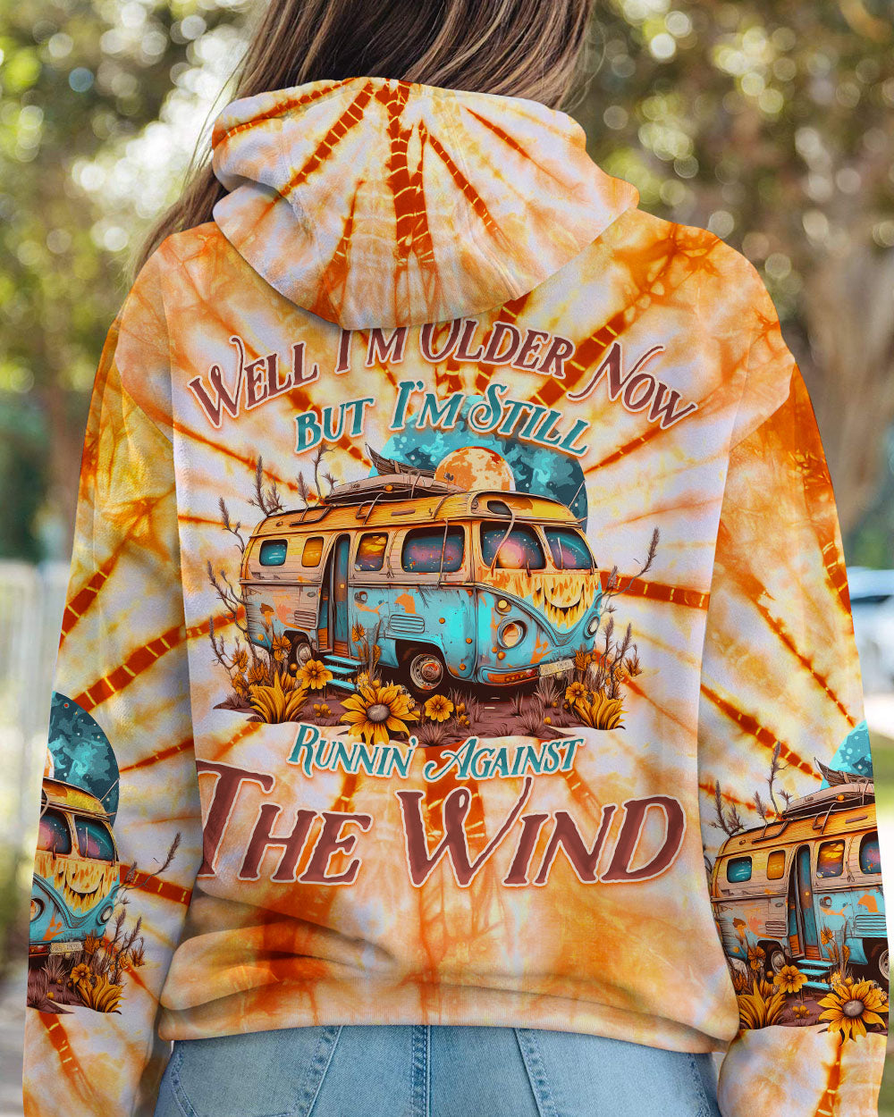 RUNNING AGAINST THE WIND TIE DYE ALL OVER PRINT - TYTD0905232