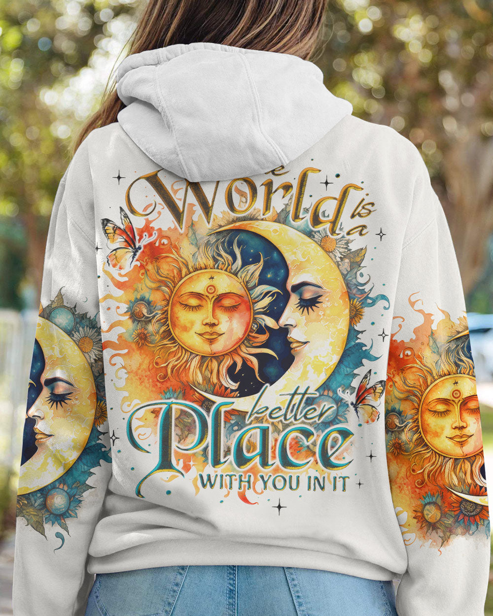 THE WORLD IS A BETTER PLACE WITH YOU ALL OVER PRINT - TY1005231