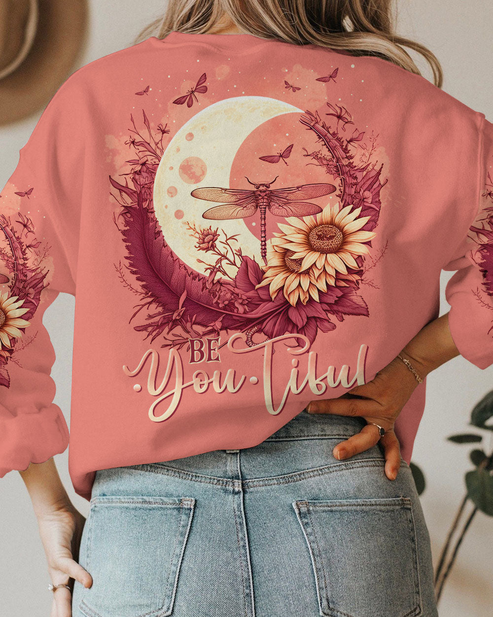 BE YOU TIFUL DRAGONFLY MOON ALL OVER PRINT - TLTR0505232