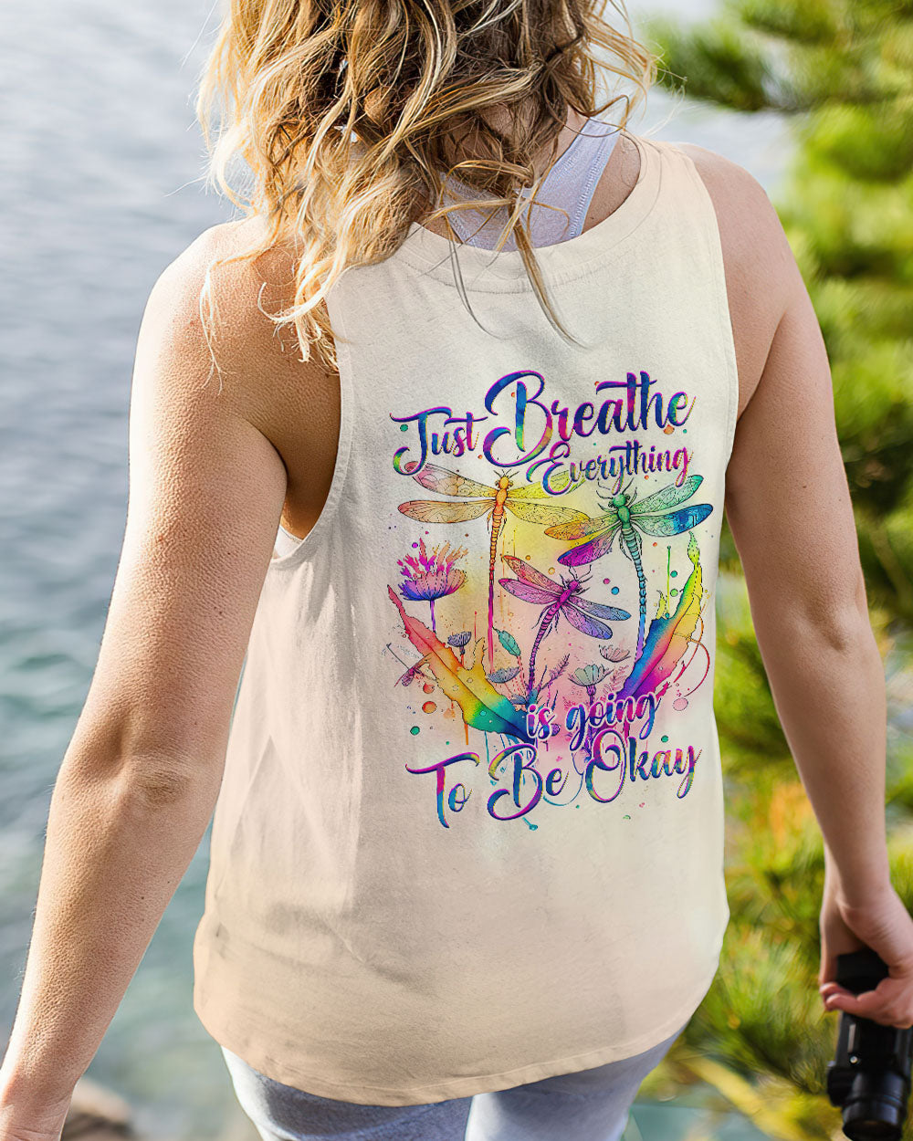 JUST BREATHE DRAGONFLIES ALL OVER PRINT - TY2811231