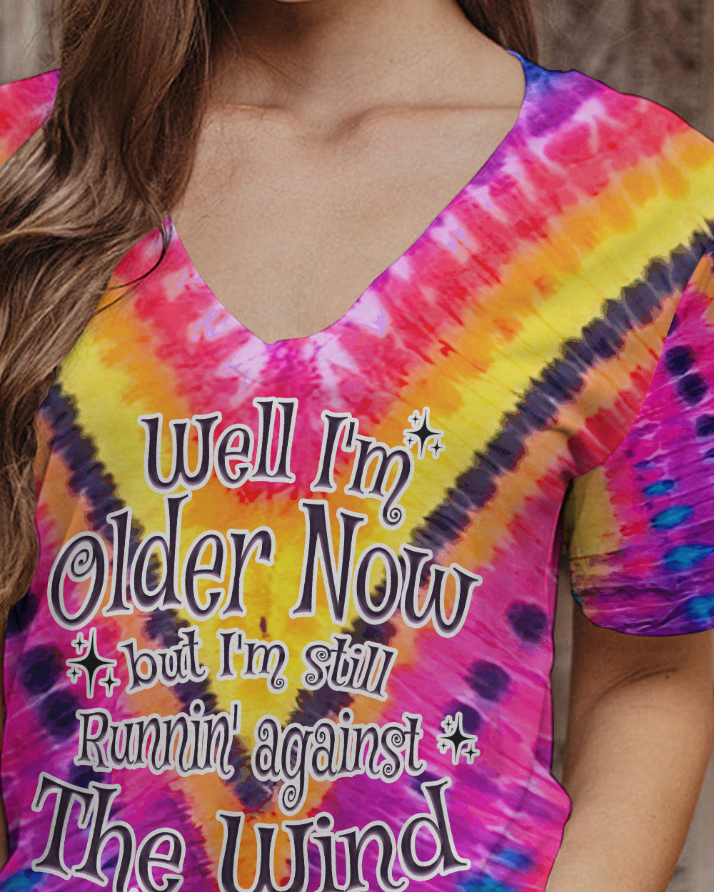 RUNNING AGAINST THE WIND TIE DYE ALL OVER PRINT - TYTD1505231