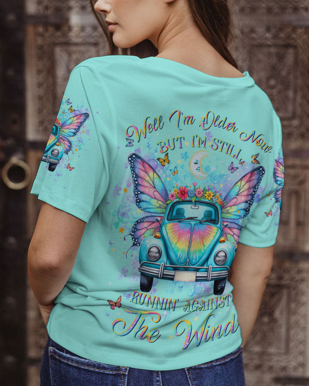 RUNNING AGAINST THE WIND ALL OVER PRINT - YHDU0812232