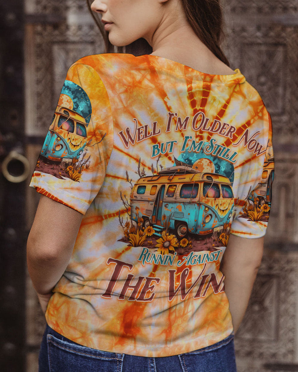 RUNNING AGAINST THE WIND TIE DYE ALL OVER PRINT - TYTD0905232