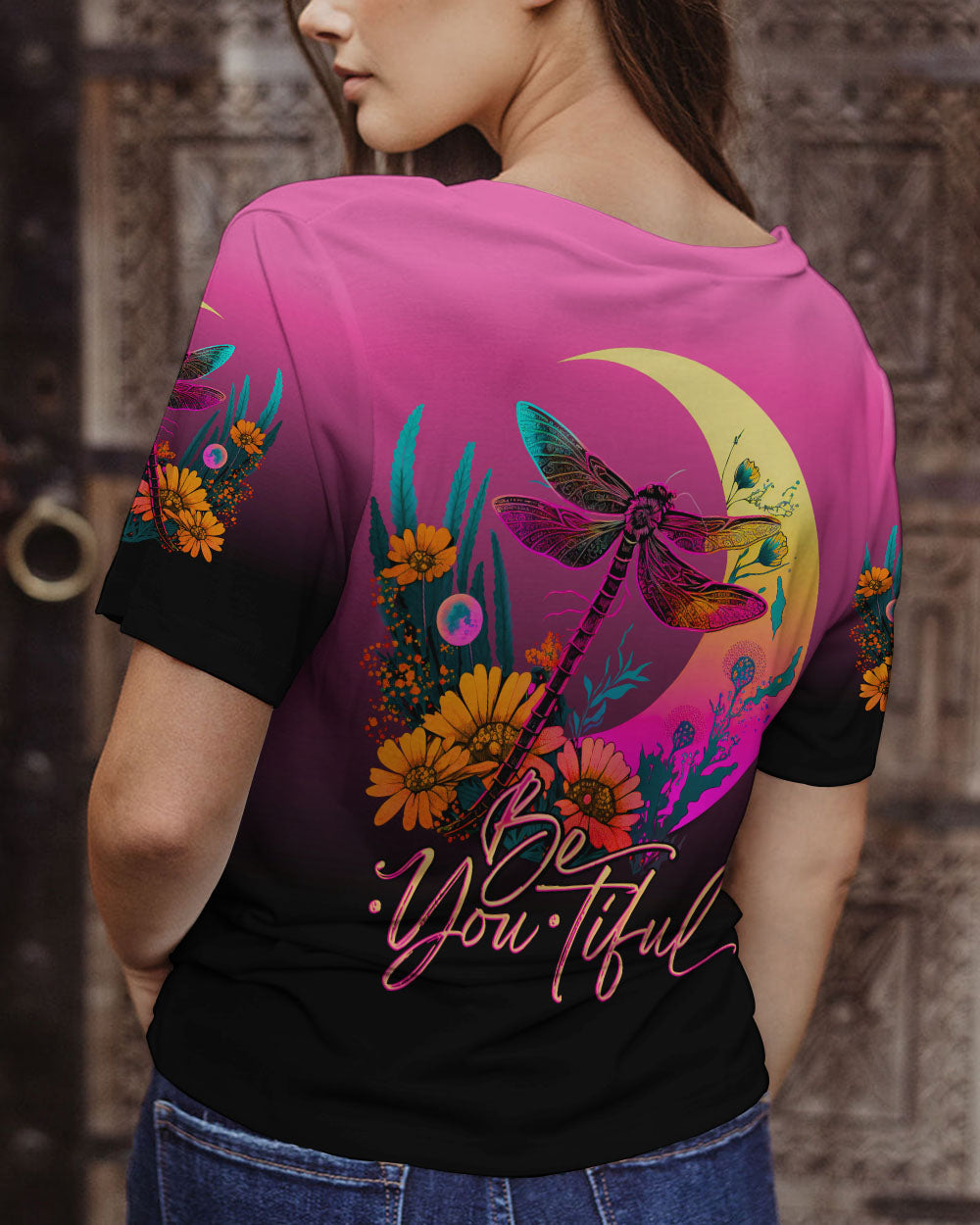 BE YOU TIFUL DRAGONFLY ALL OVER PRINT - TLNO2704233