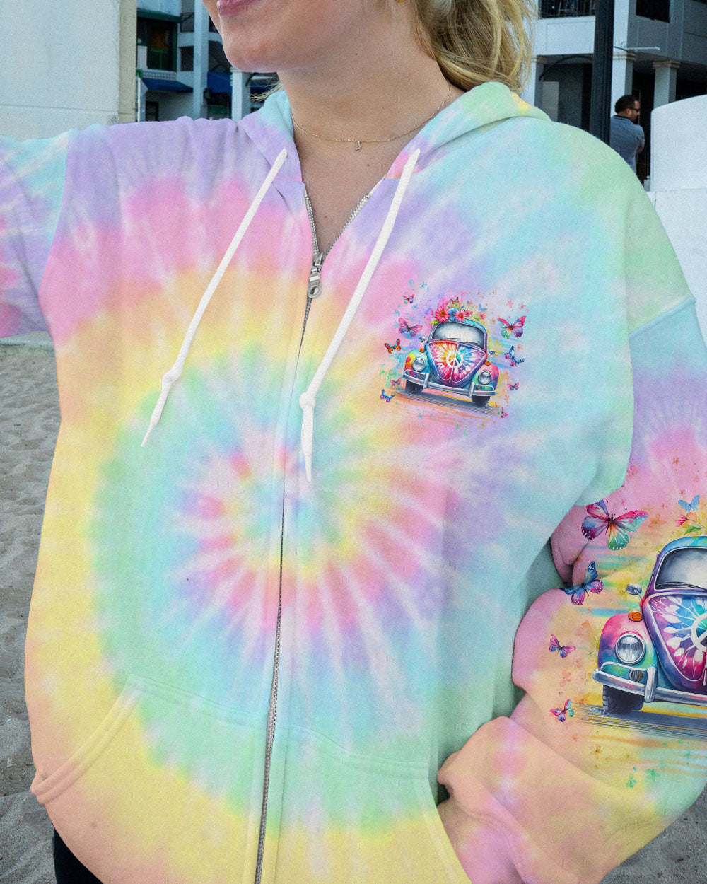 RUNNING AGAINST THE WIND TIE DYE ALL OVER PRINT - YHLN2411231