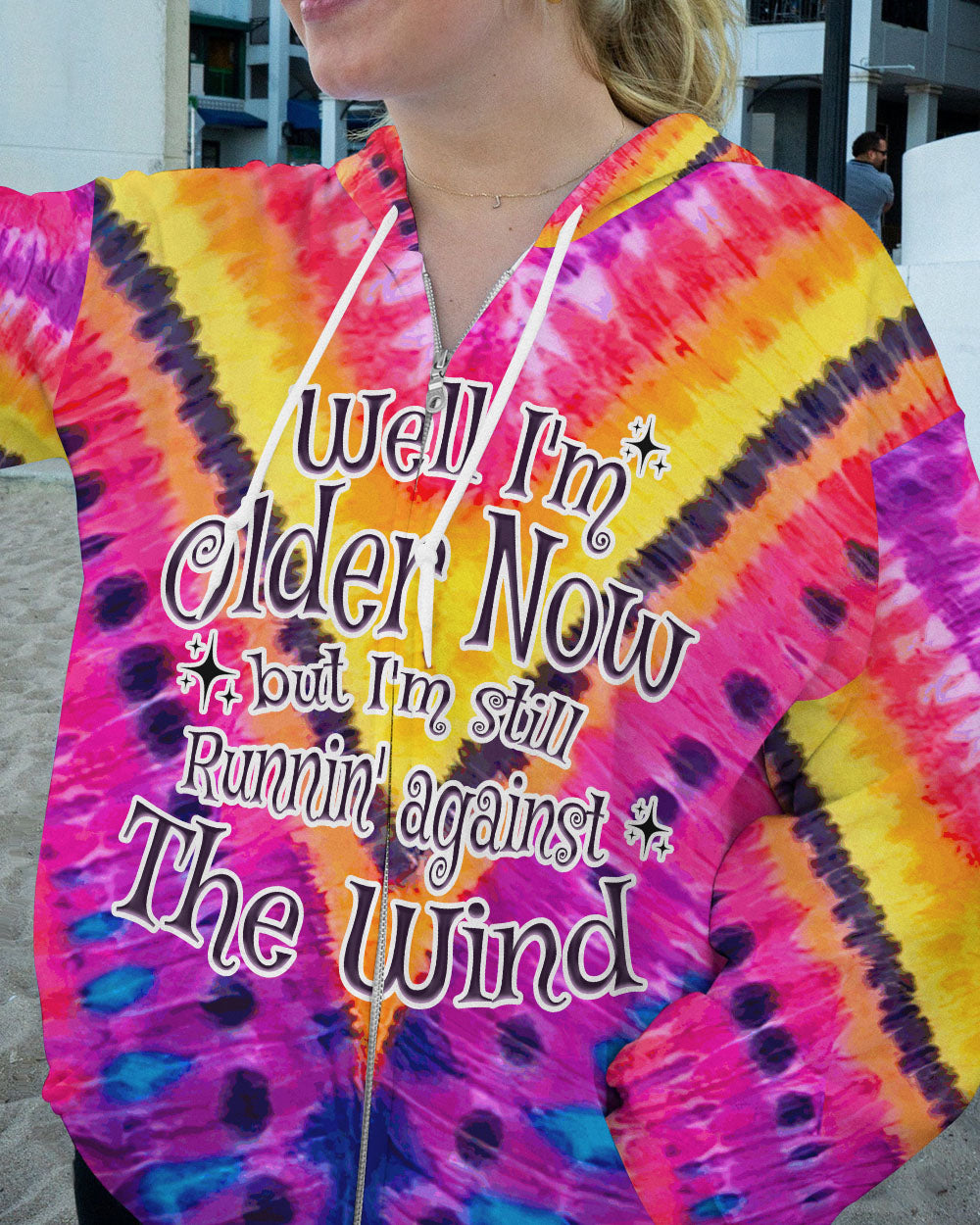 RUNNING AGAINST THE WIND TIE DYE ALL OVER PRINT - TYTD1505231