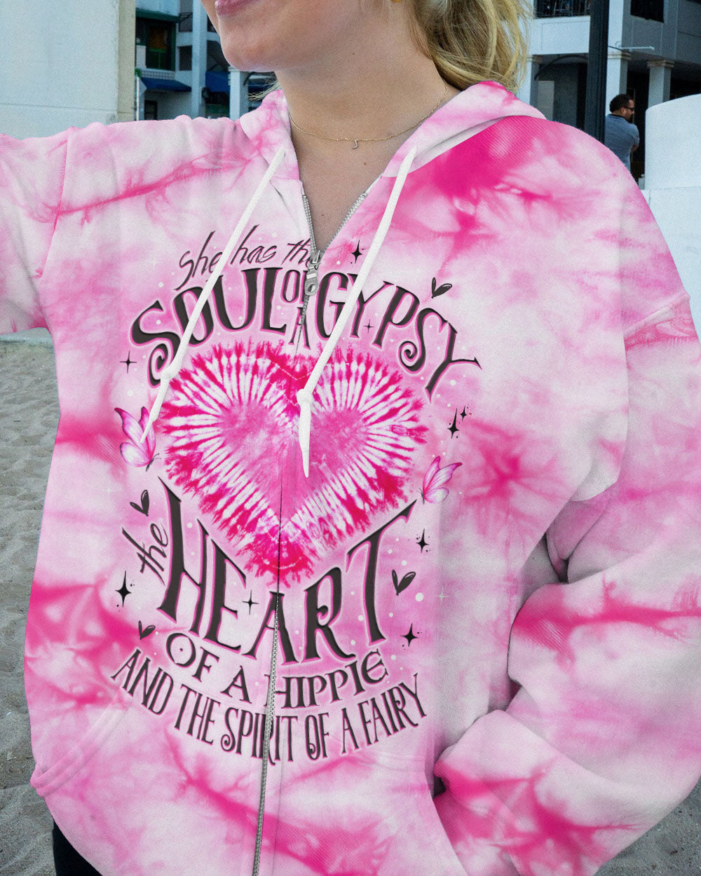 SPIRIT OF A FAIRY PINK TIE DYE ALL OVER PRINT - TY1005232