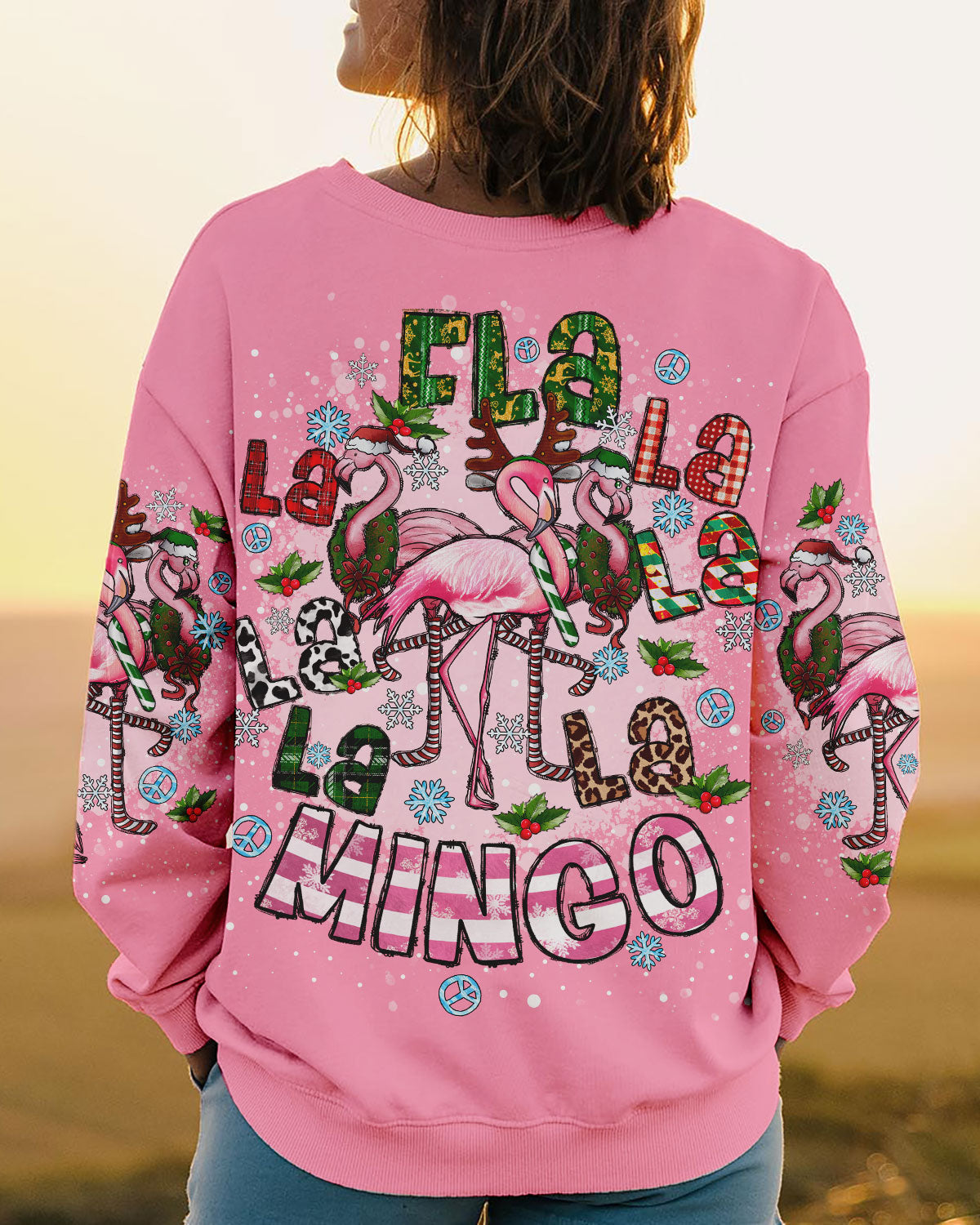 FLA LA LA LA MINGO CHRISTMAS ALL OVER PRINT - TLNO0710231