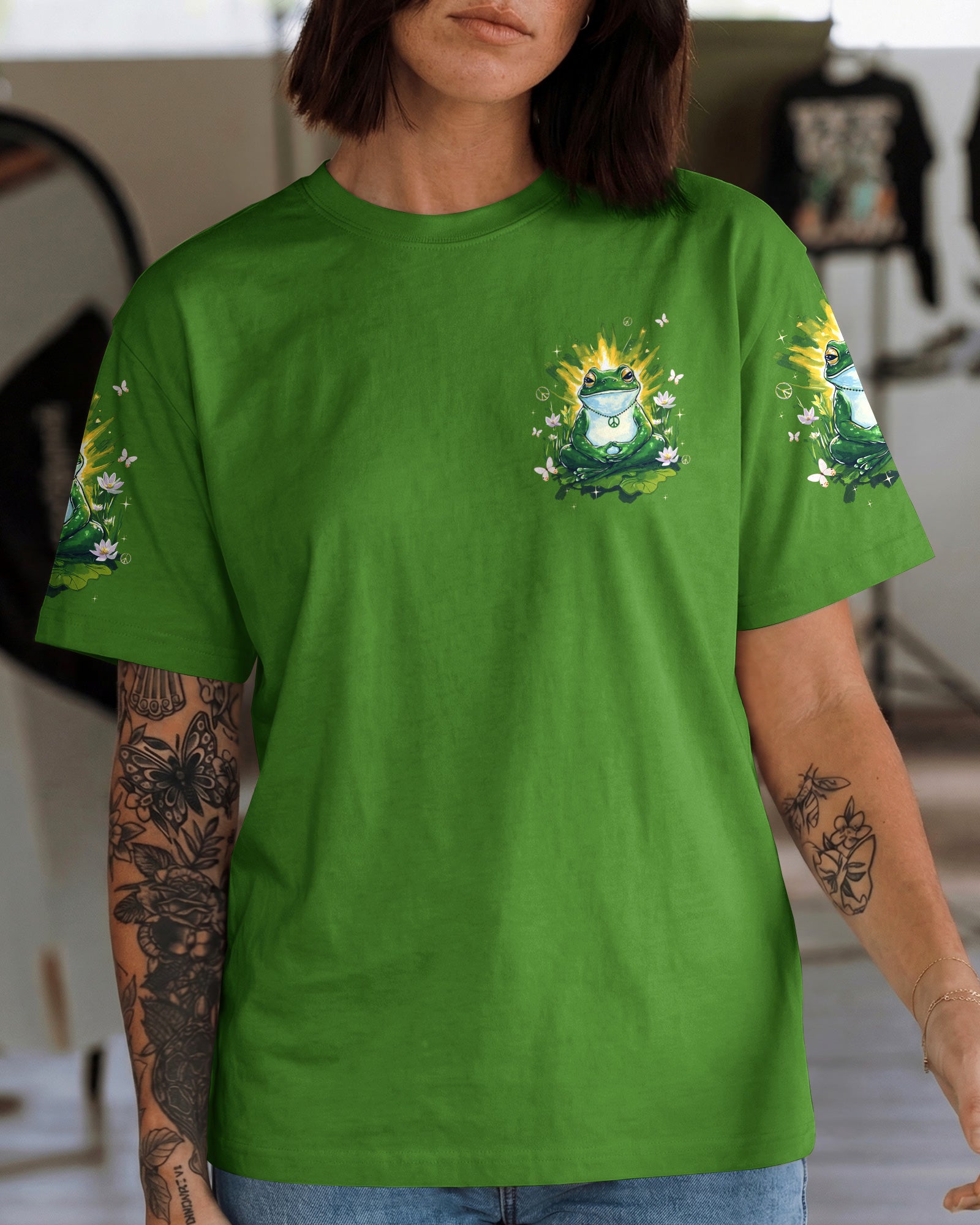 JUST BREATHE FROG  ALL OVER PRINT - TLTW2403261