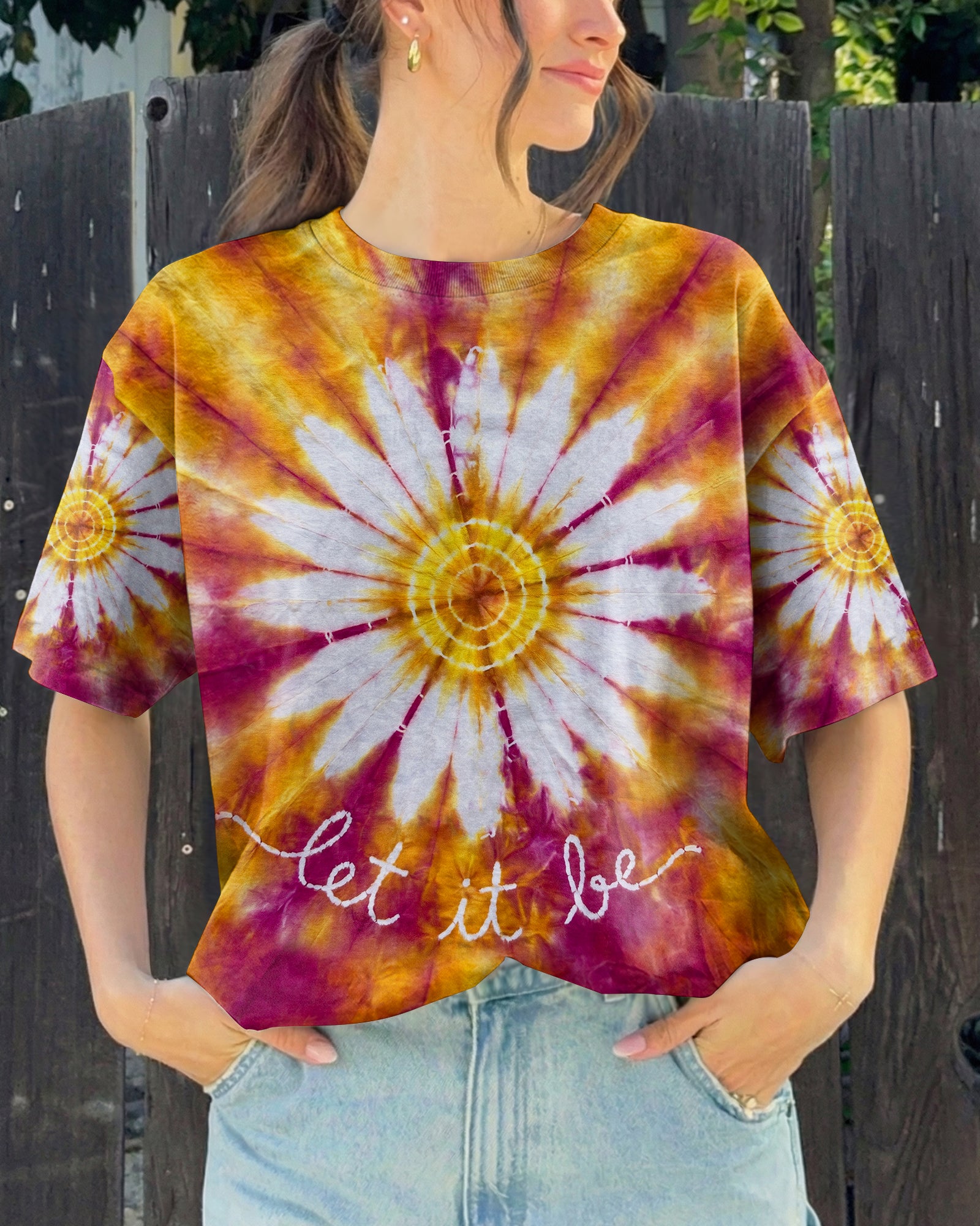 LET IT BE DAISIES BURST ALL OVER PRINT  - TLHN3006265