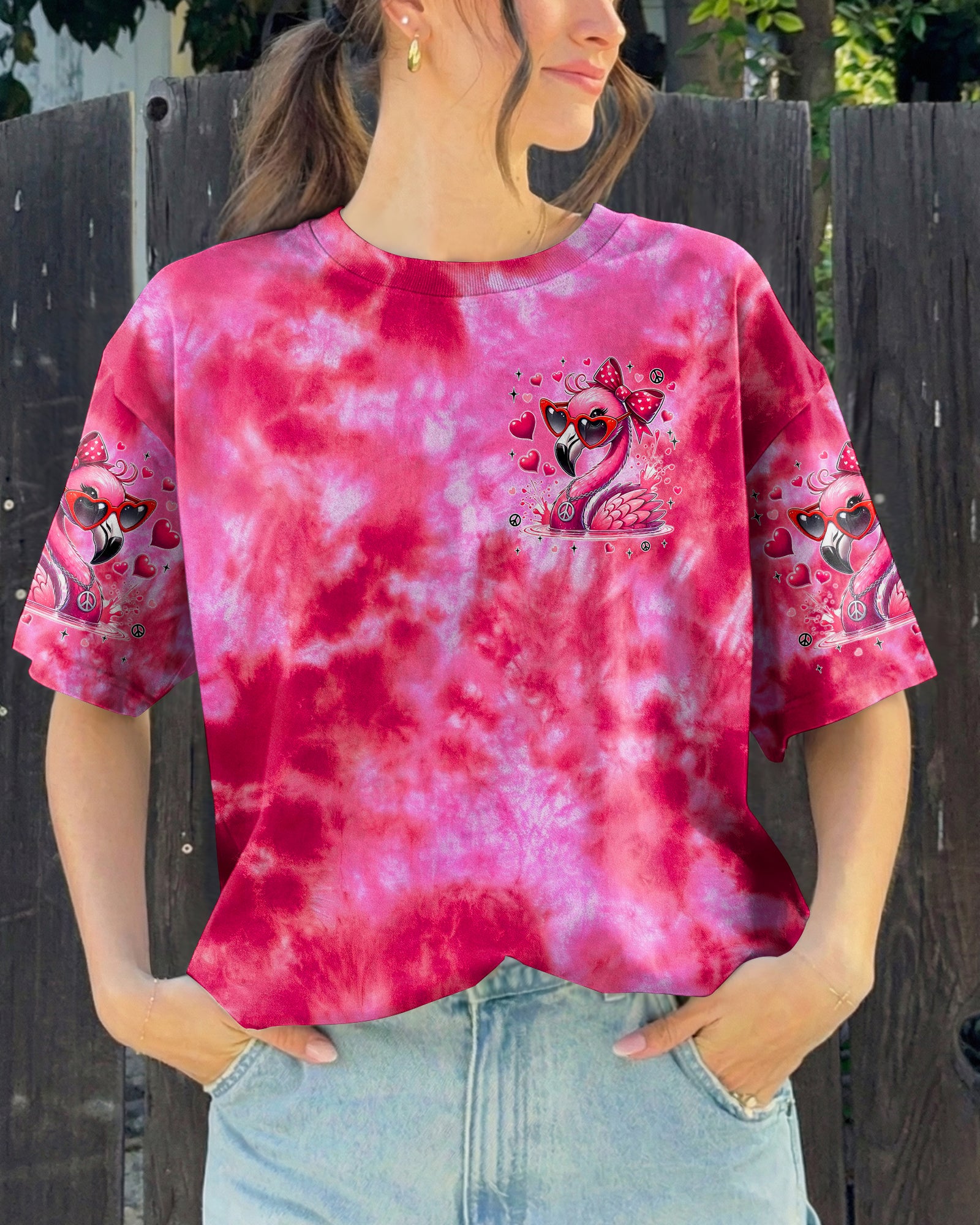 BE FLAMAZING PINK ALL OVER PRINT - TYLN0405261