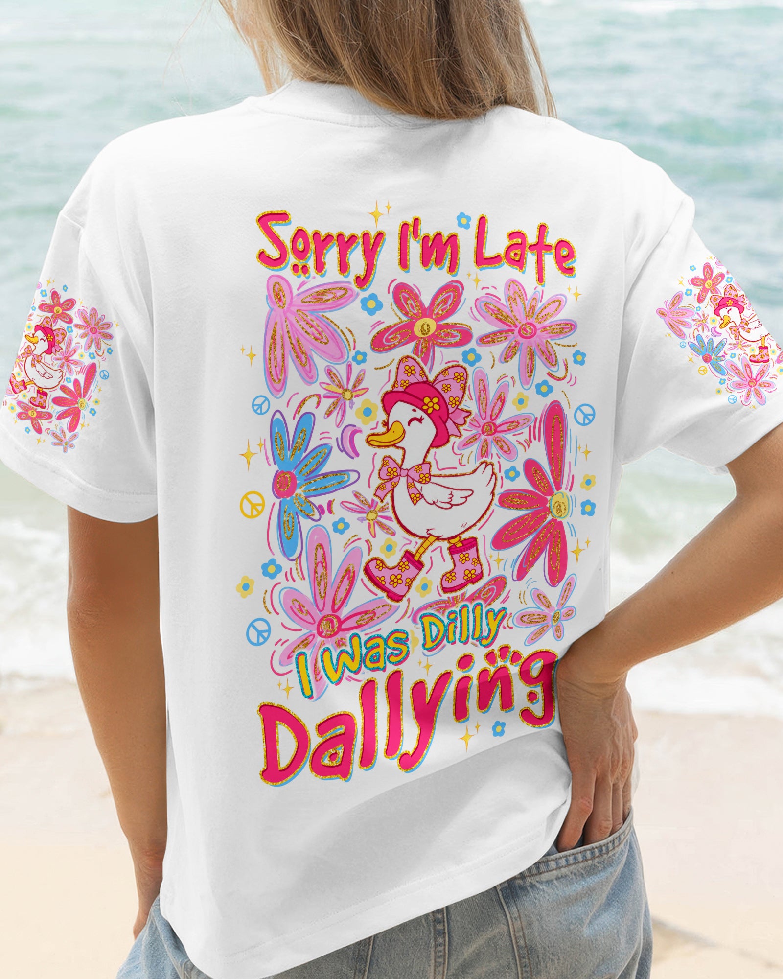SORRY I'M LATE GOOSE ALL OVER PRINT - TLTW1407264