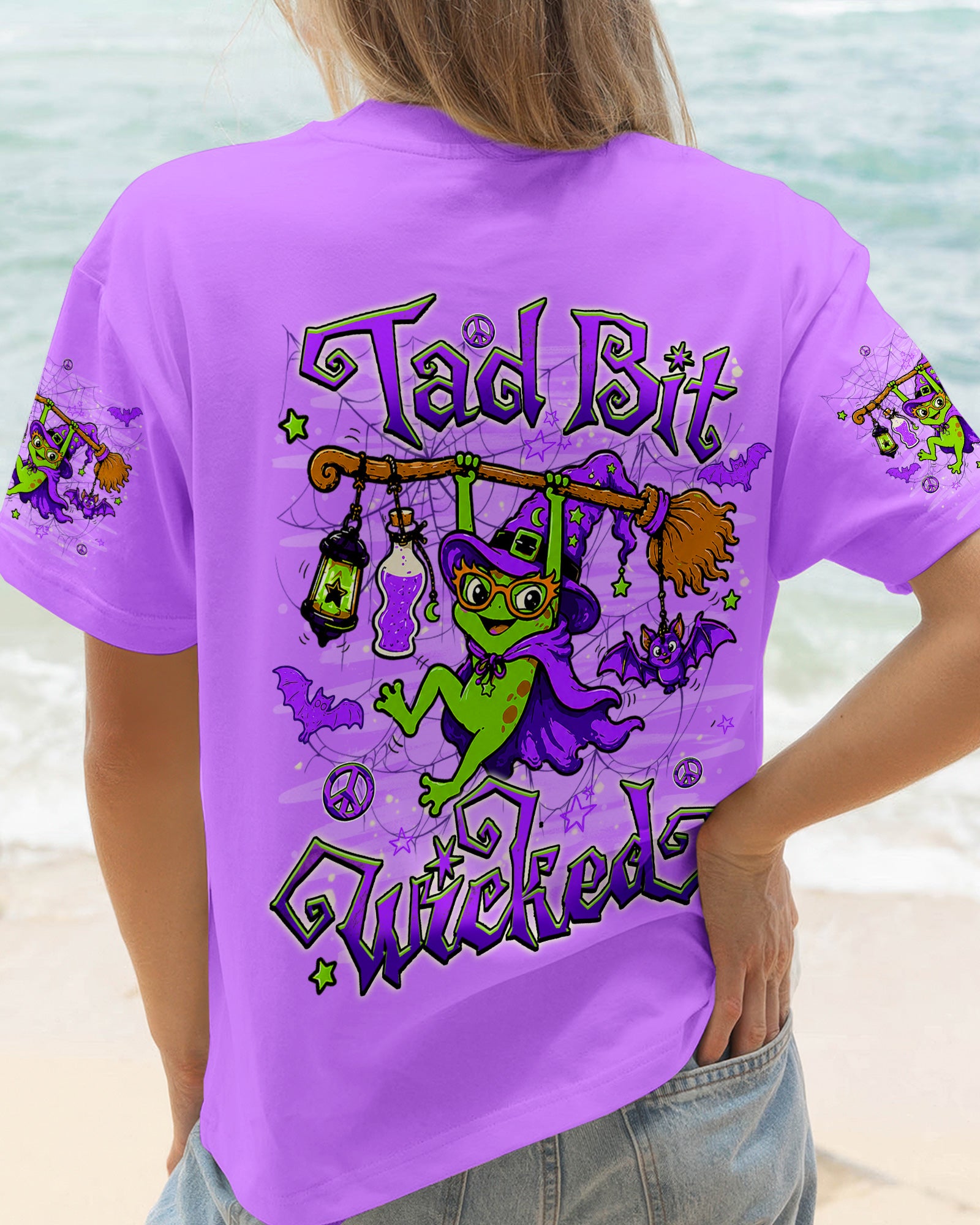 TAD BIT WICKED FROG HALLOWEEN ALL OVER PRINT - TLHN2407263