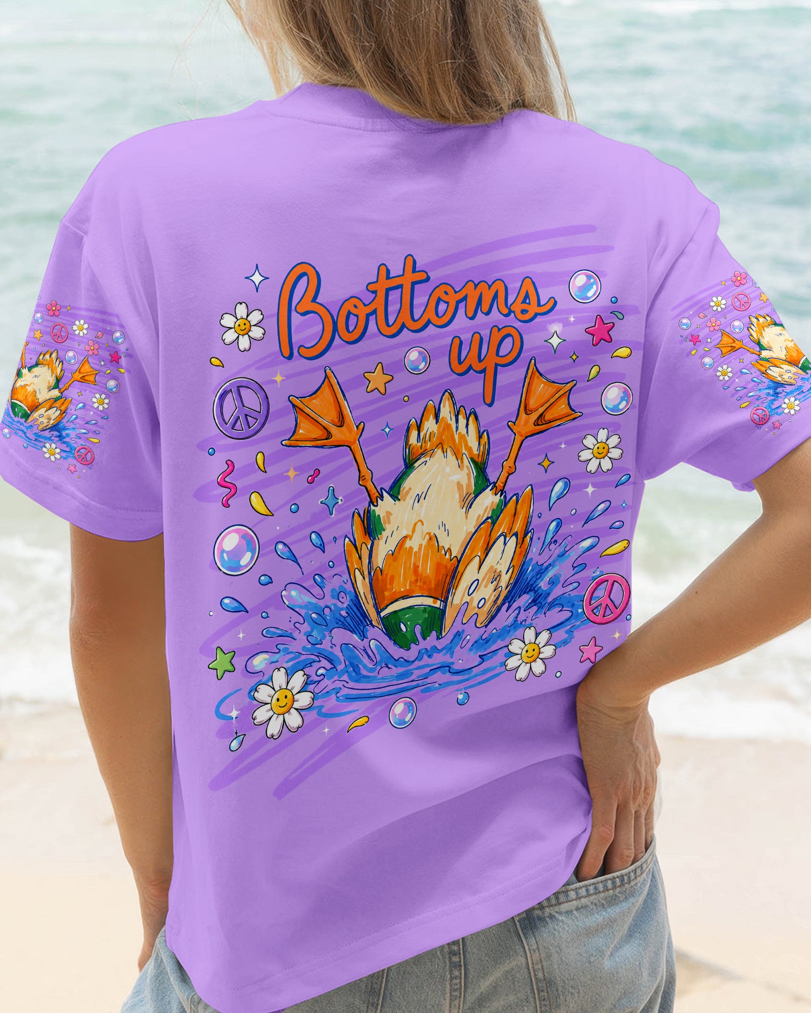 BOTTOMS UP DUCK  ALL OVER PRINT - TLNT0506264