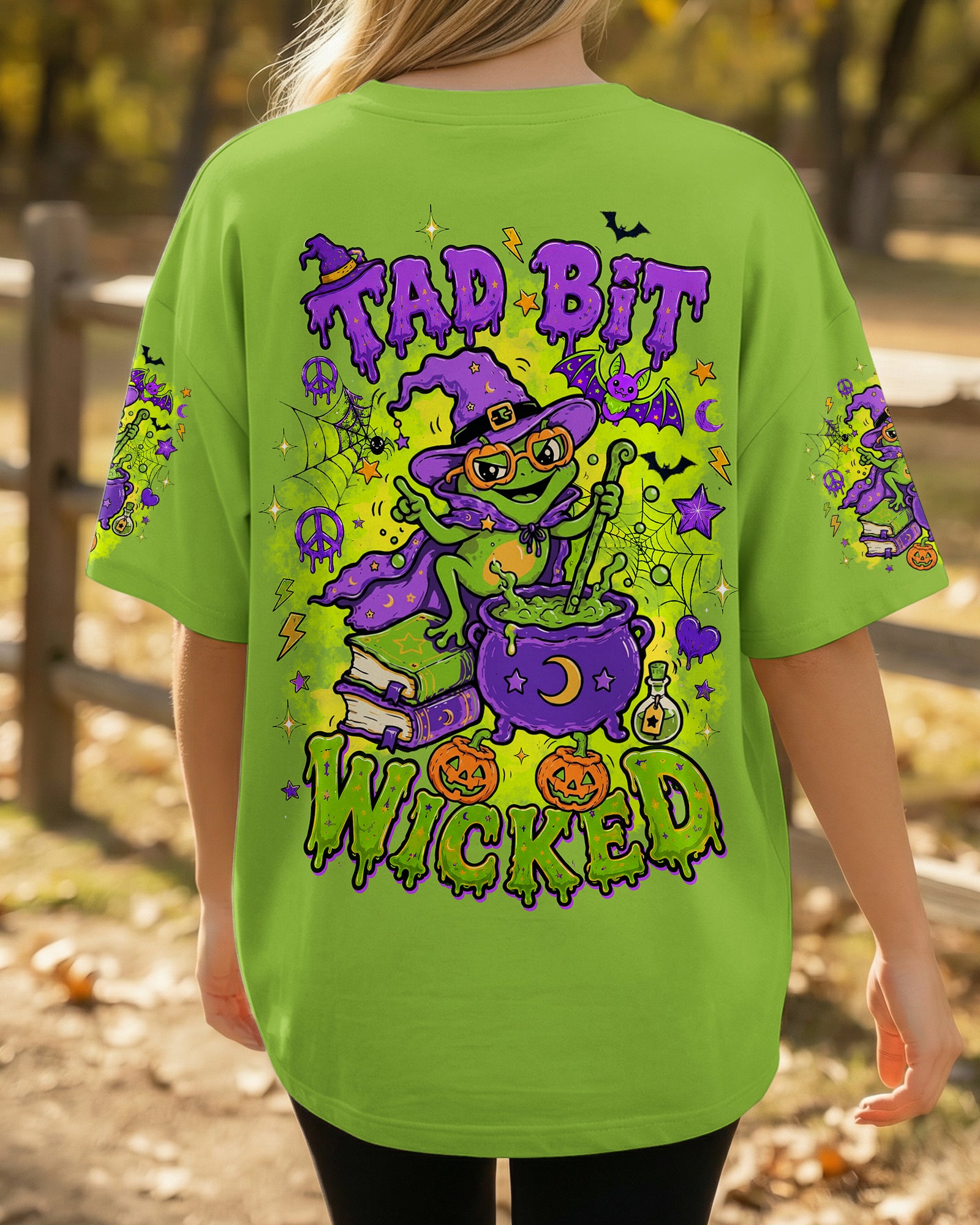 TAD BIT WICKED FROG HALLOWEEN ALL OVER PRINT - TLTW2107261