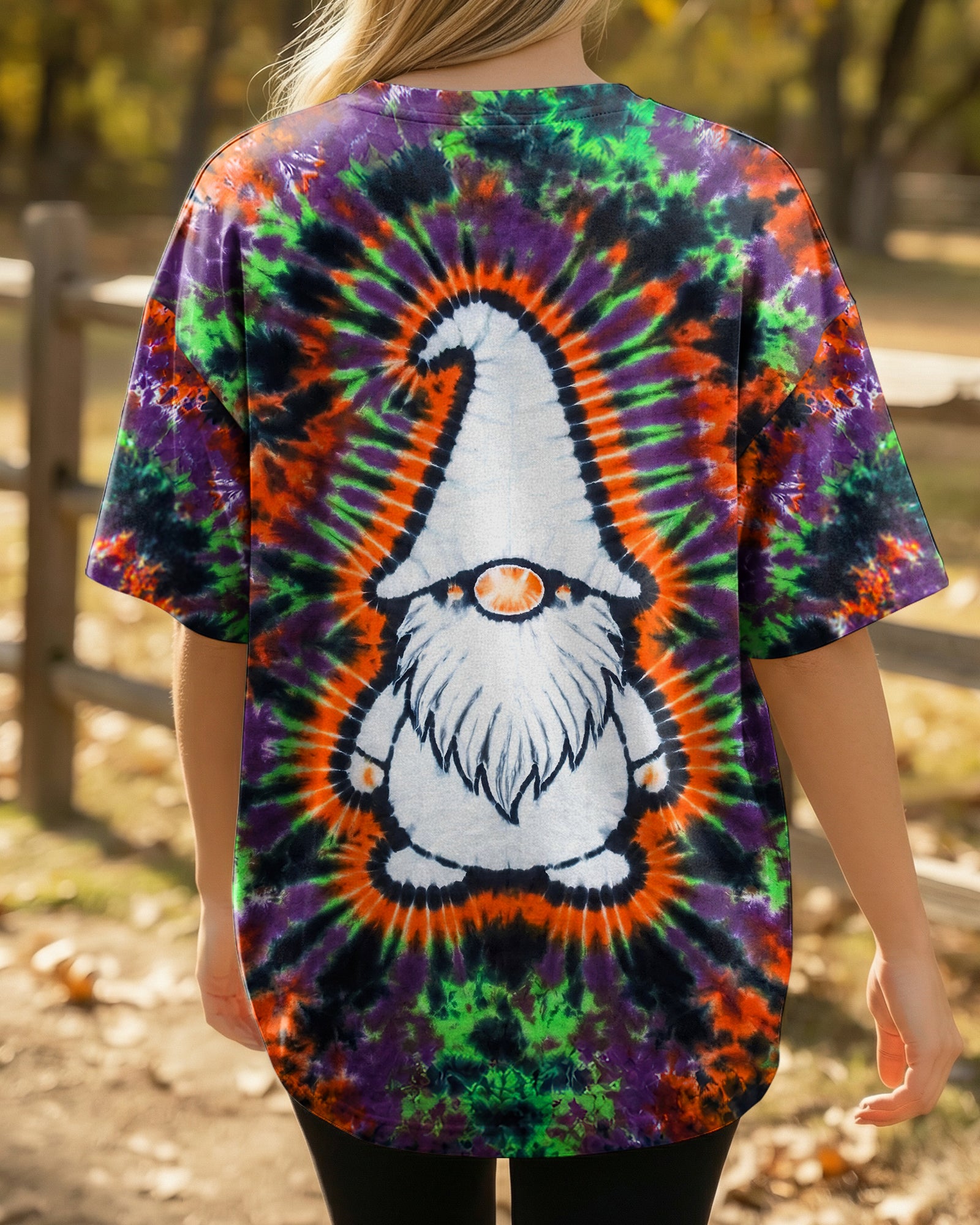 GNOME PURPLE ORANGE BURST ALL OVER PRINT - TLNT1706261
