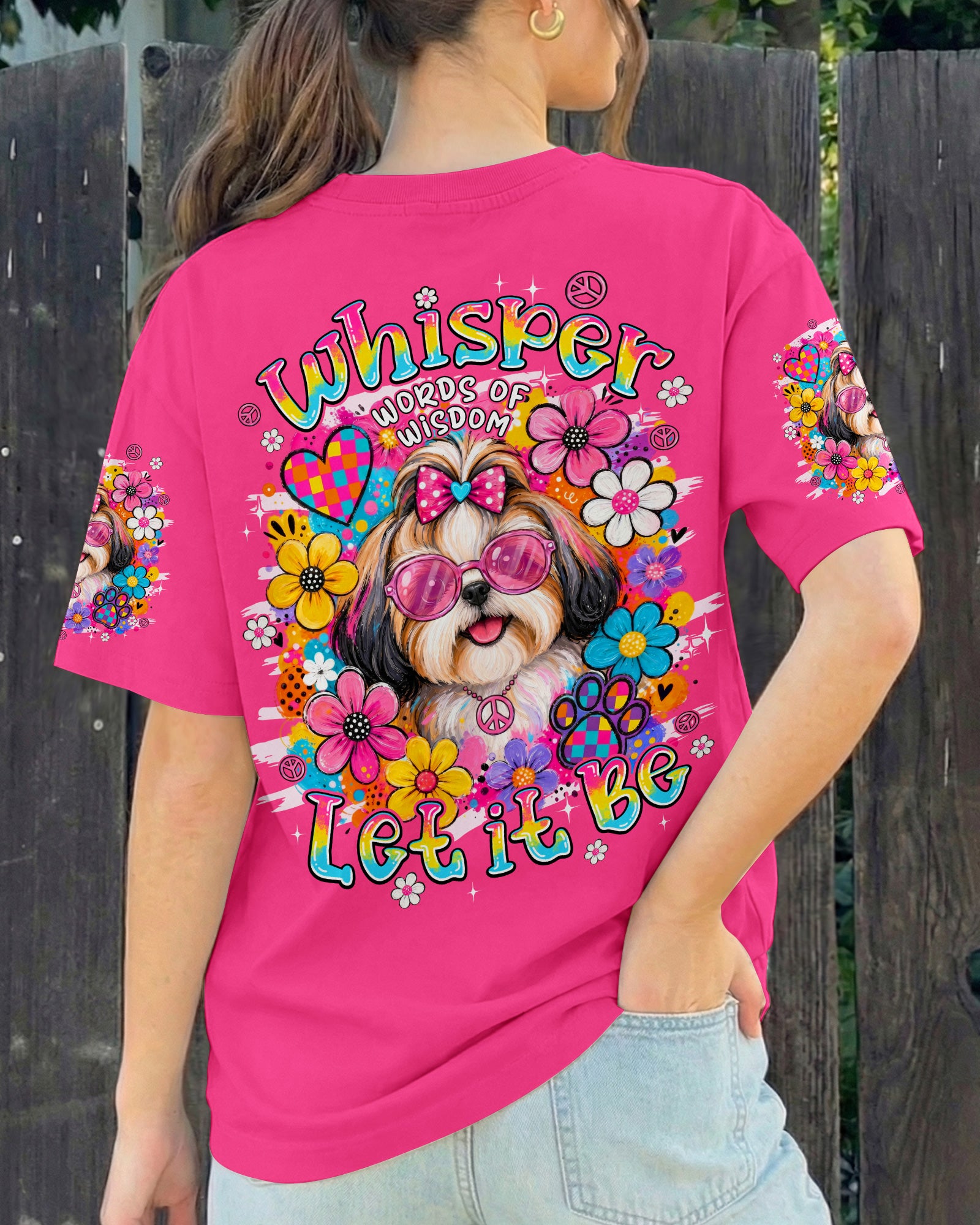 WHISPER WORDS OF WISDOM LET IT BE SHIH TZU DOG ALL OVER PRINT - TYPQ0306261