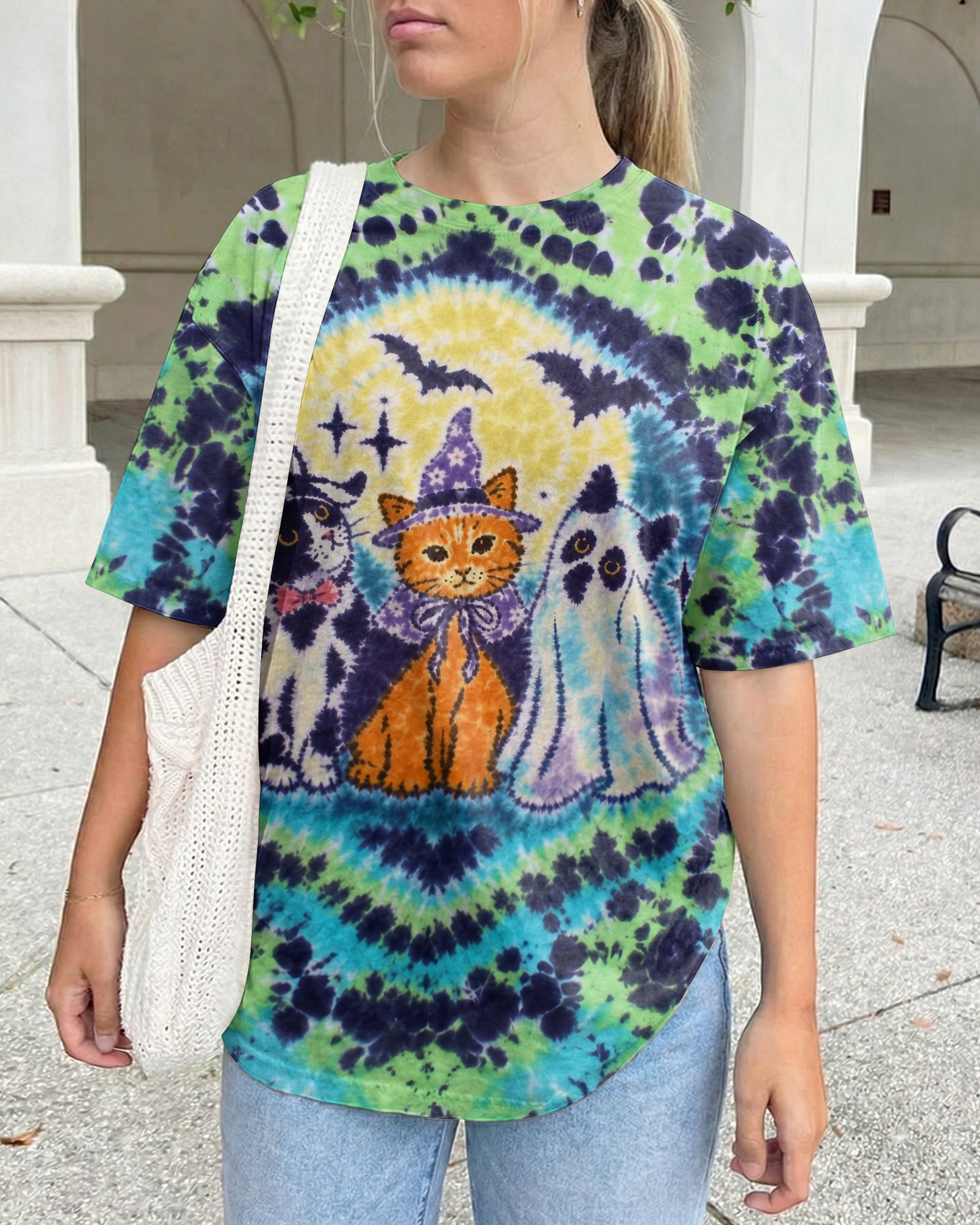 WITCHY KITTY GHOST FRIENDS ALL OVER PRINT – RI0508263