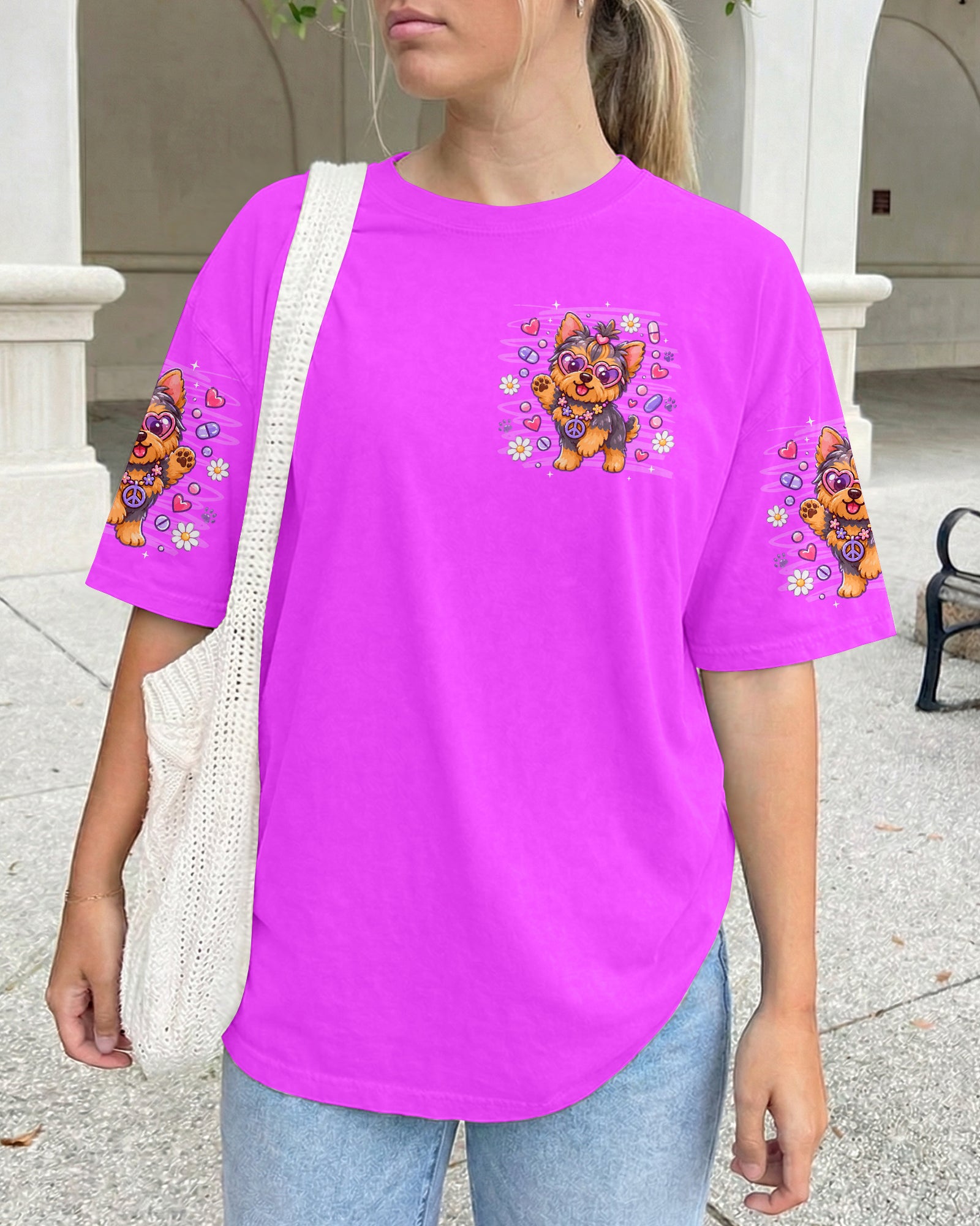 LET'S TAKE OUR MEDICINE YORKIE DOG ALL OVER PRINT - TLNT0907262