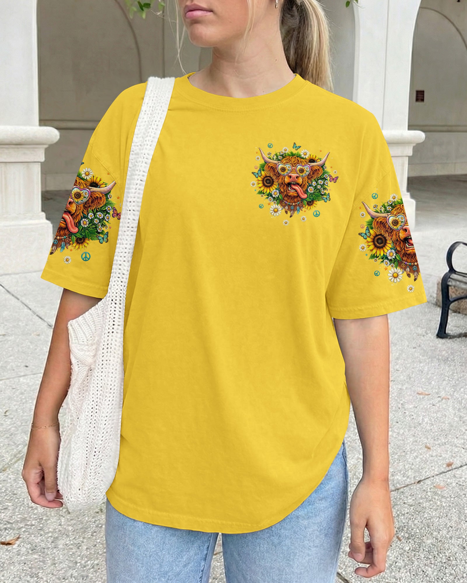 I'M NOT CRAZY HIGHLAND COW ALL OVER PRINT - TLTW2907264