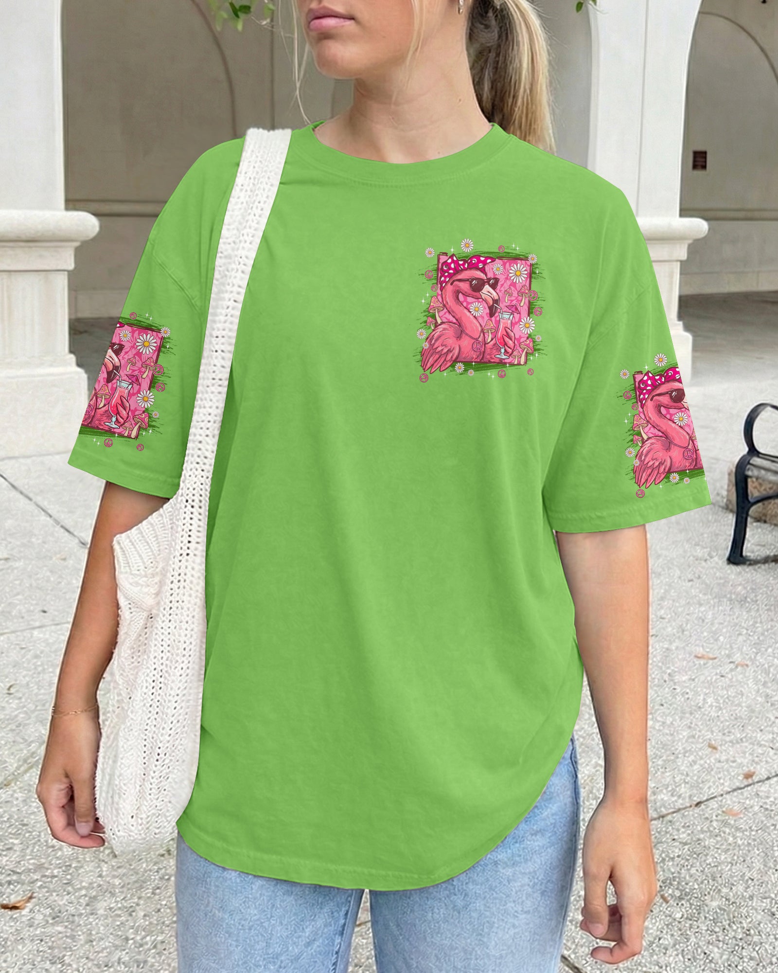 I'M NOT DRUNK I'M JUST FANCY FLAMINGO ALL OVER PRINT - TYPQ1607261