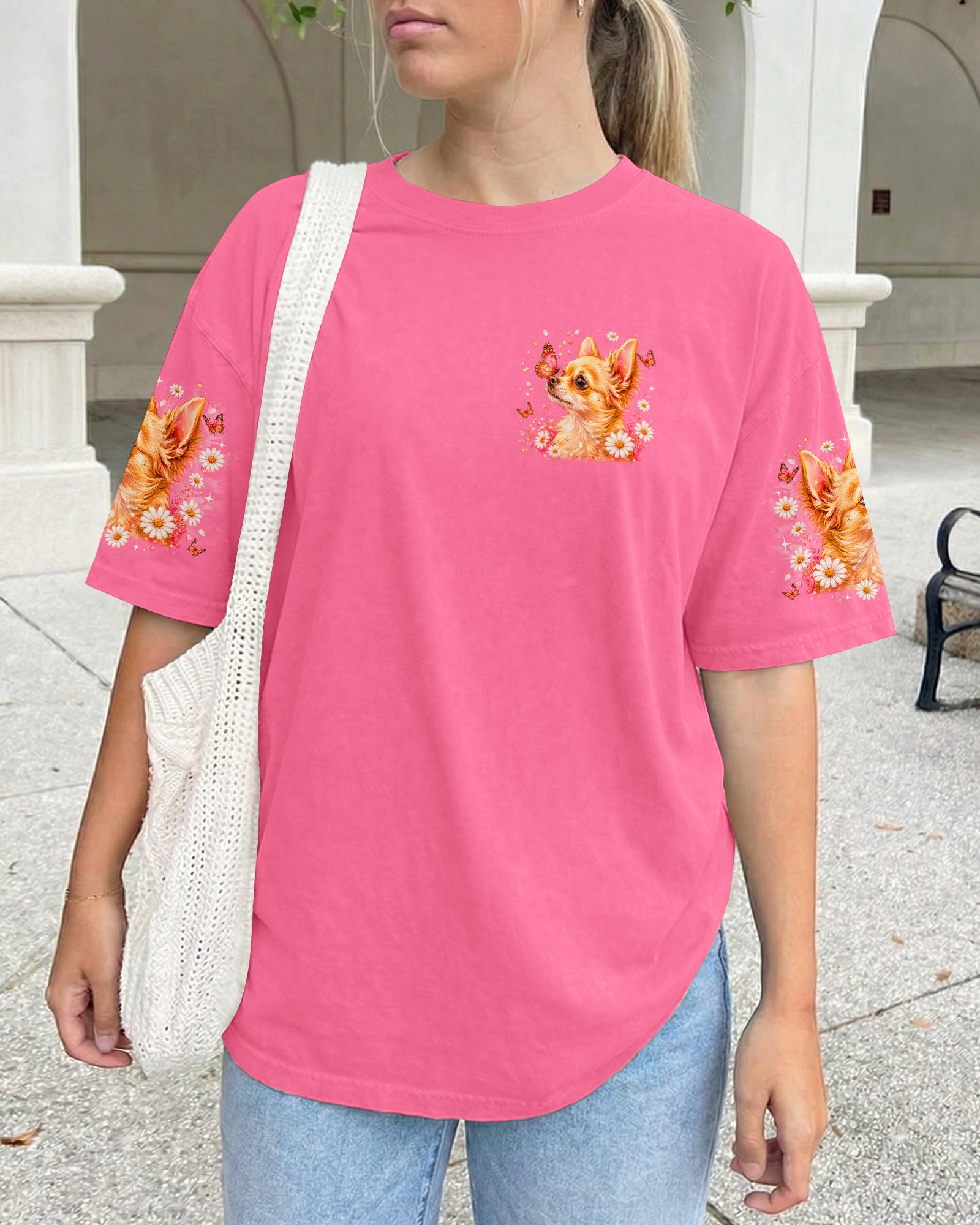 I BELIEVE THERE ARE ANGELS AMONG US CHIHUAHUA DOG ALL OVER PRINT - TLNO2105262