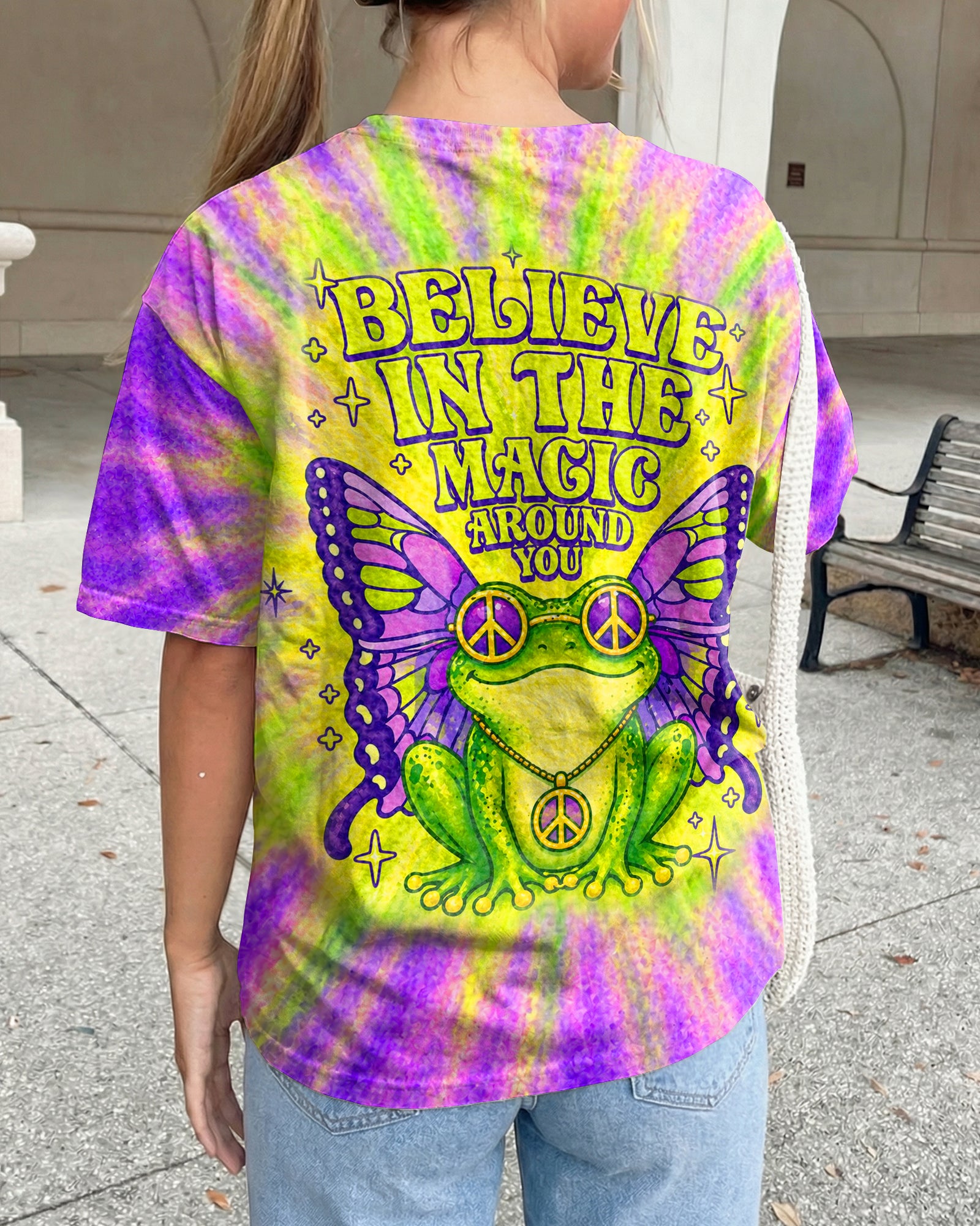 BELIEVE IN THE MAGIC AROUND YOU FROG ALL OVER PRINT - TLHN2804261