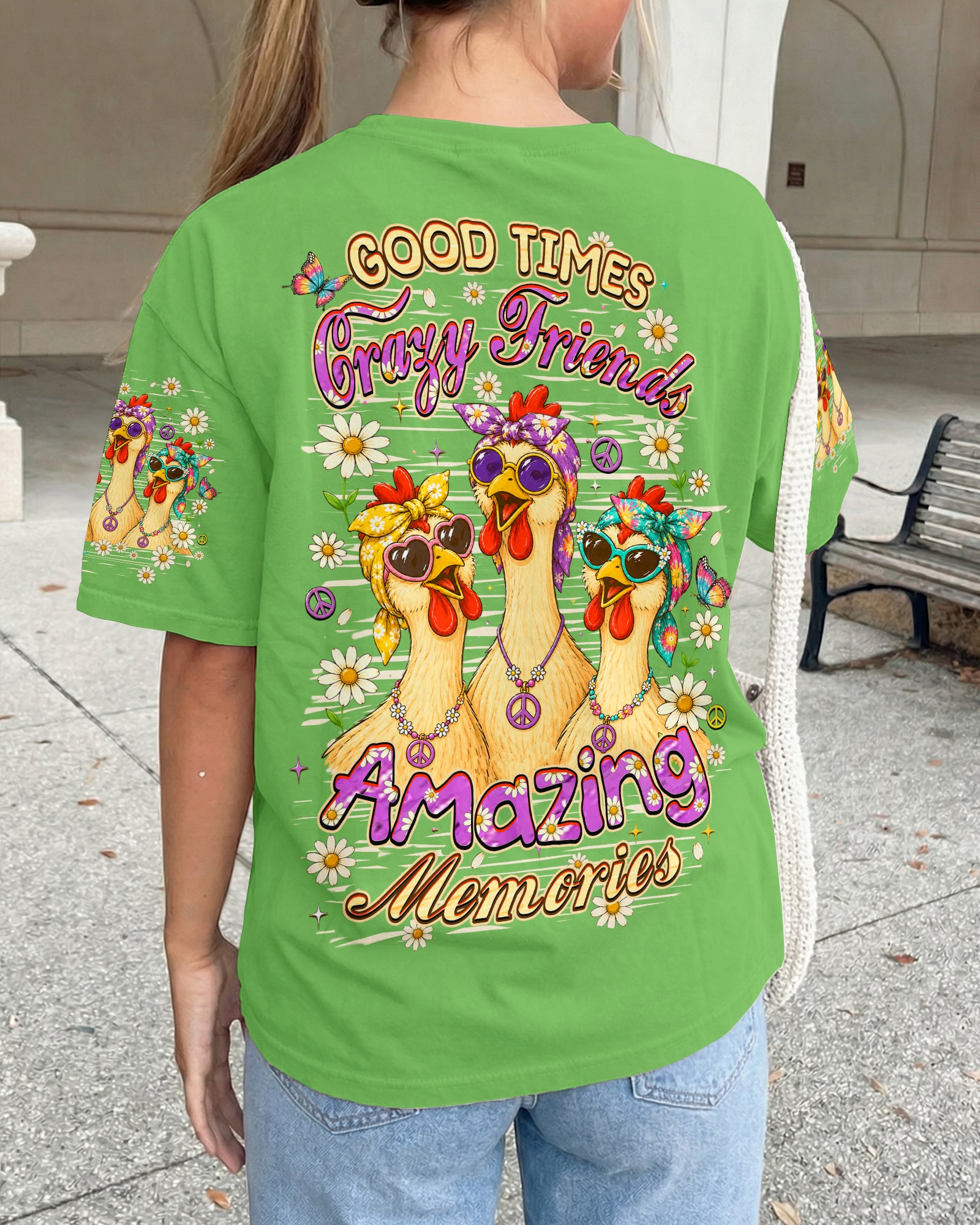 GOOD TIMES CRAZY FRIEND CHICKEN ALL OVER PRINT - TLHN0207261