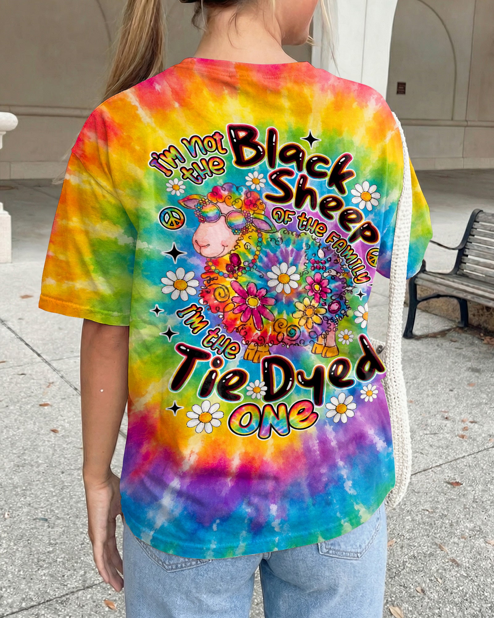 I'M NOT THE BLACK SHEEP TIE DYE ALL OVER PRINT - TLNO2707263