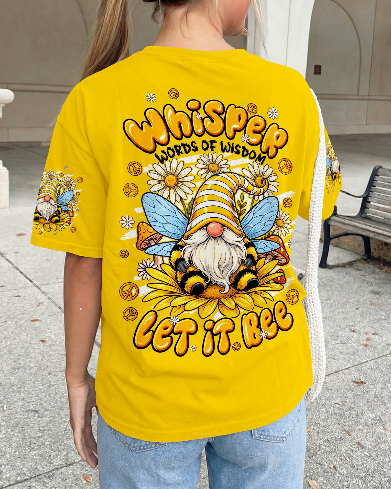WHISPER WORDS OF WISDOM LET IT BEE GNOME ALL OVER PRINT - TYPQ1407261
