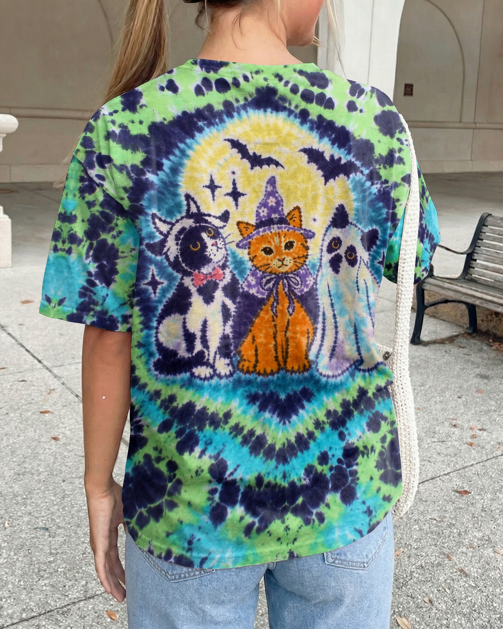 WITCHY KITTY GHOST FRIENDS ALL OVER PRINT – RI0508263
